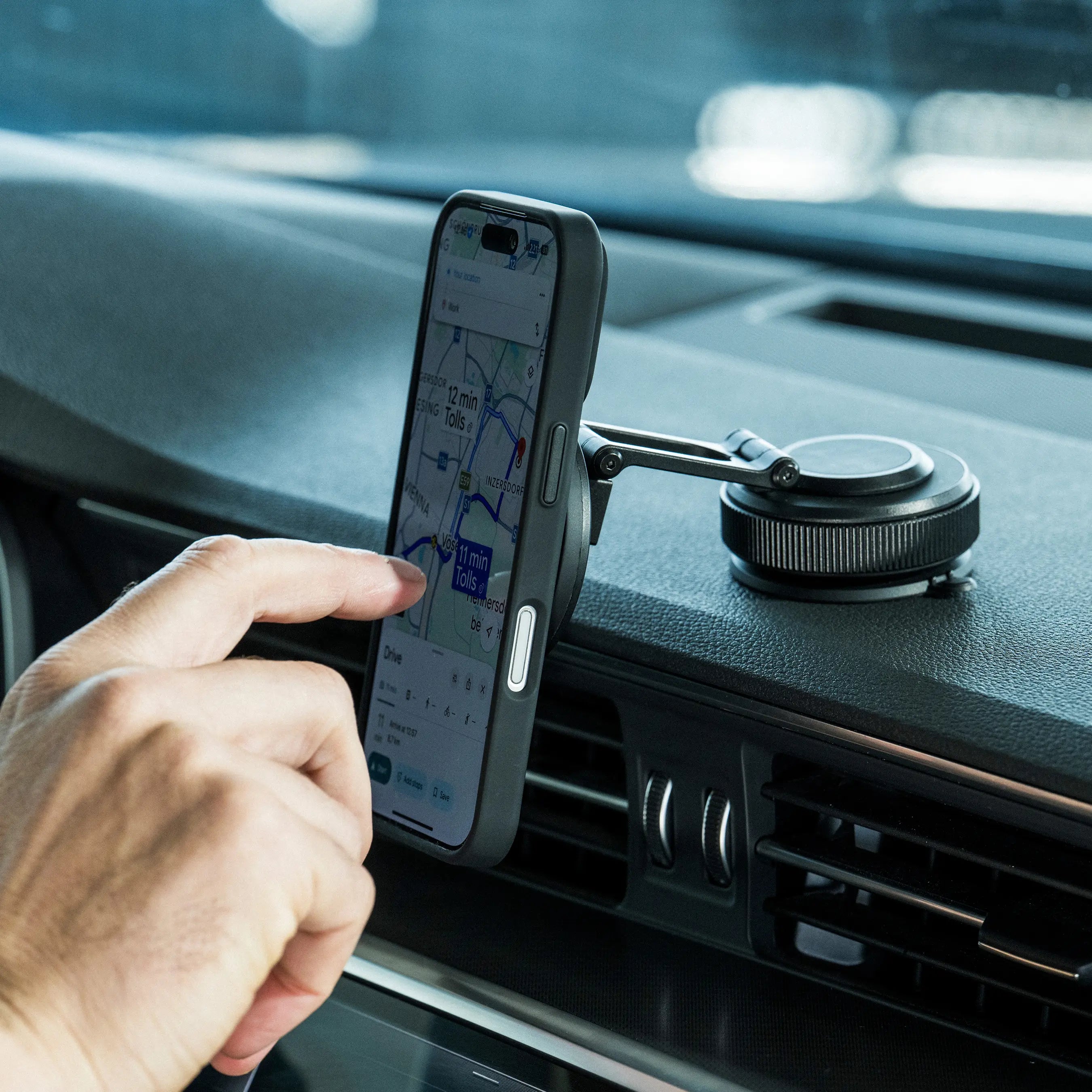 SP Connect Mounts Suction Mount Pro support voiture ventouse 360°
