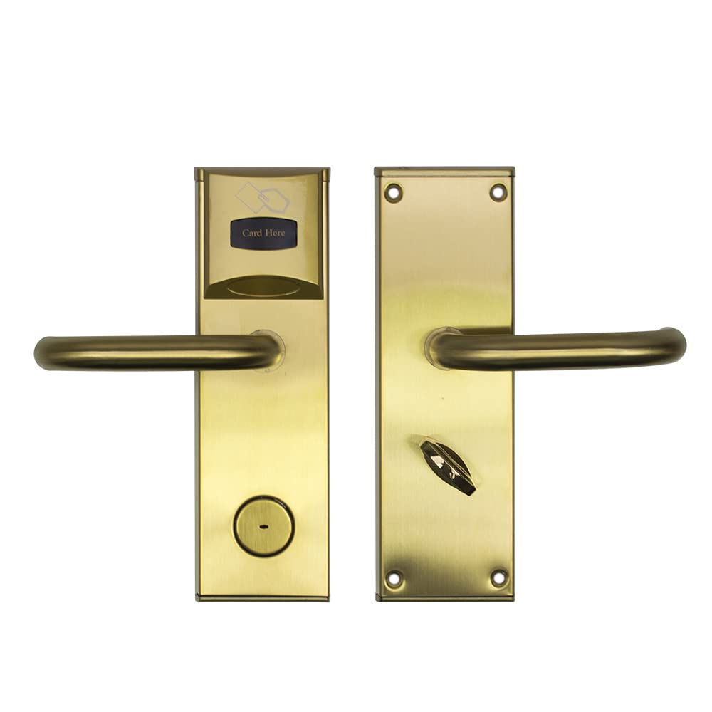PNI CH2000L Gold serrure hôtel carte main gauche
