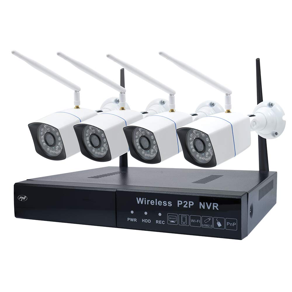 PNI House WiFi550 kit vidéosurveillance 4 caméras NVR 8 canaux
