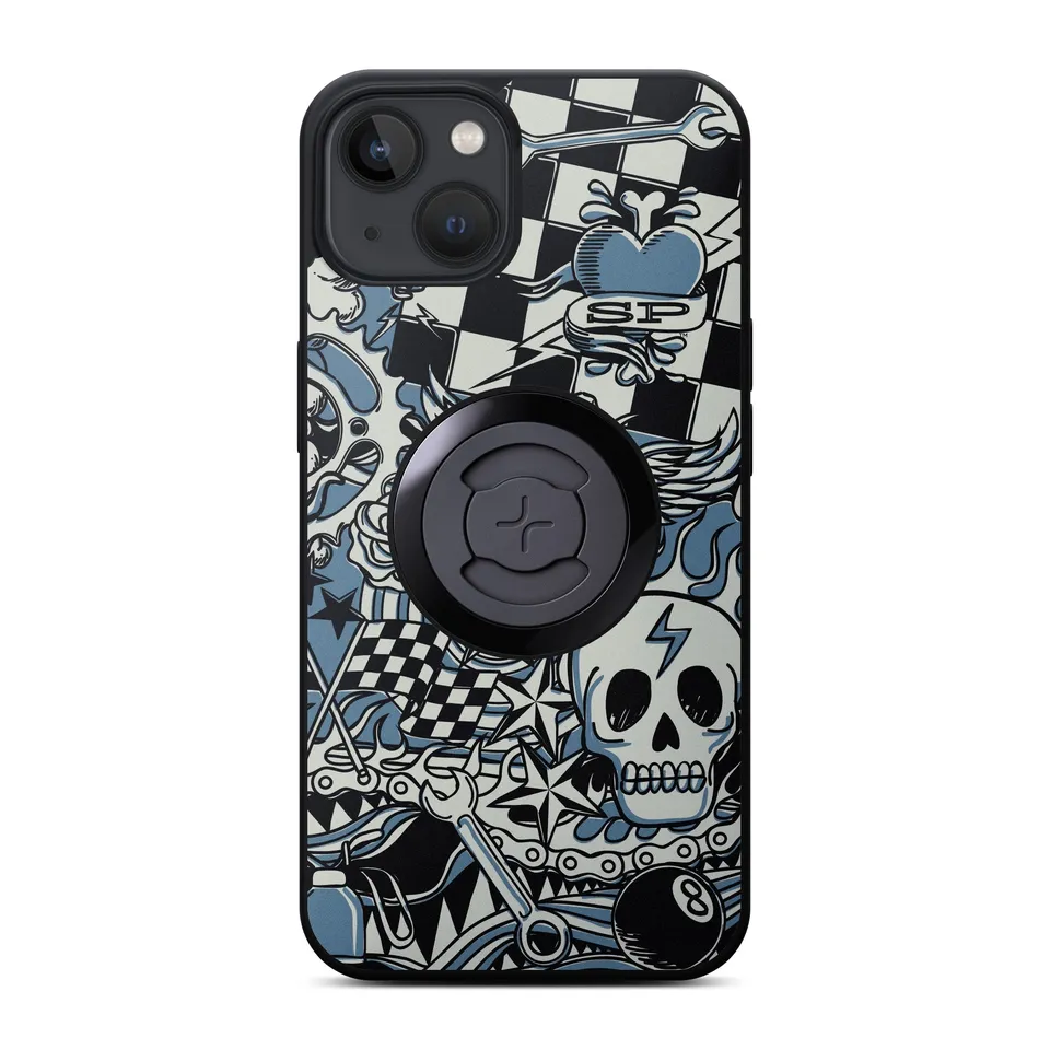 SP Connect Edition Phone Case Garage coque vélo bleu