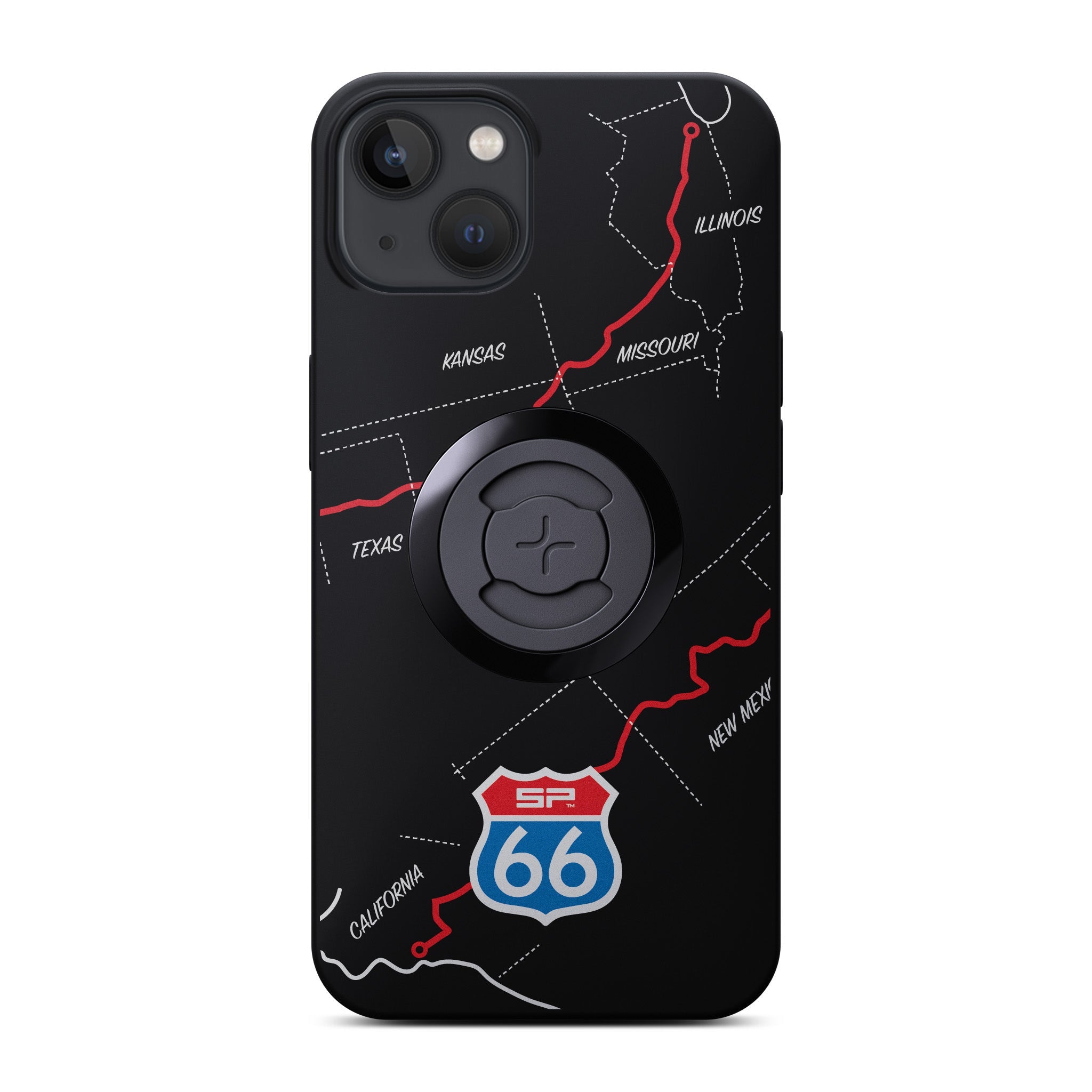 SP Connect Edition Phone Case 66 Map coque vélo rouge