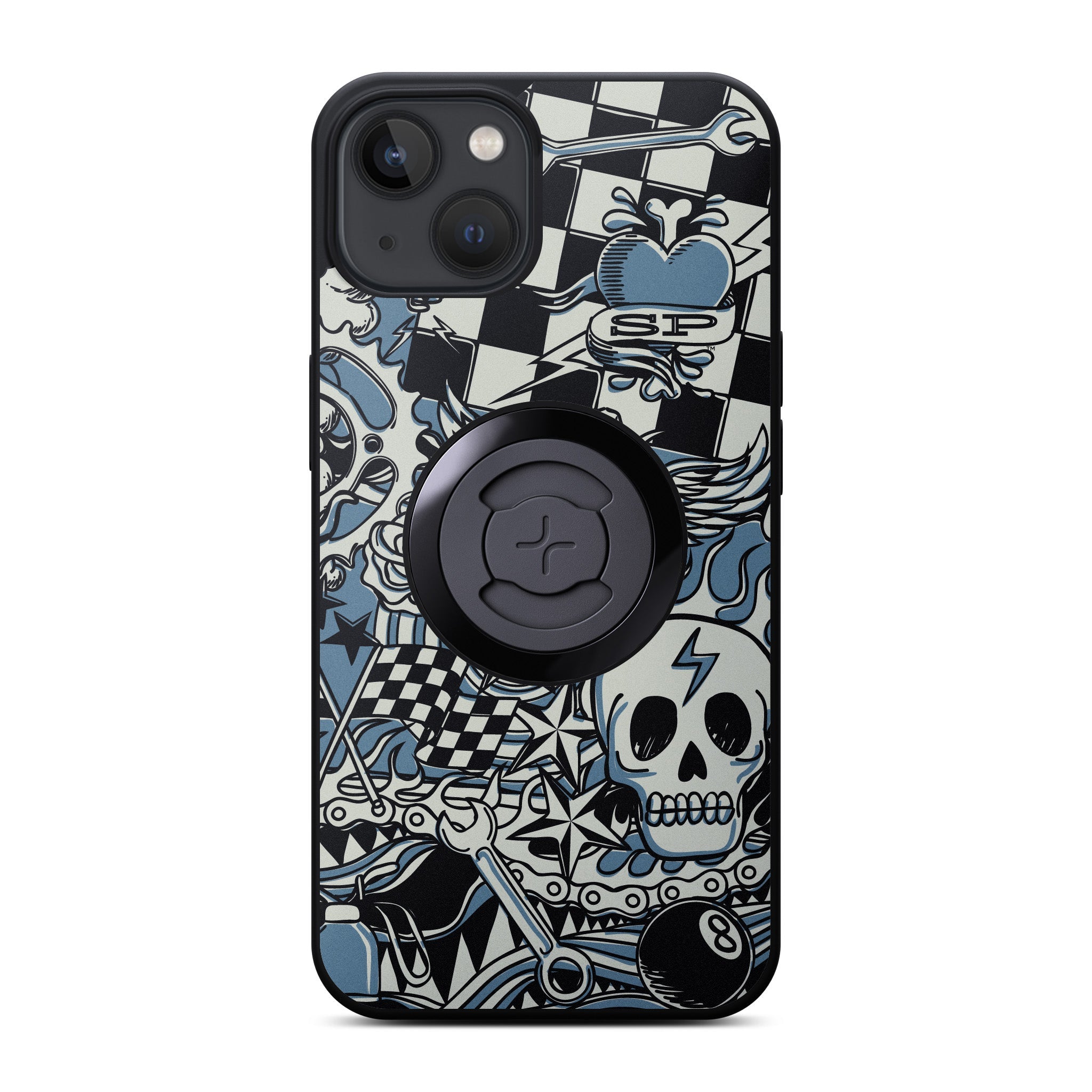 SP Connect Edition Phone Case Garage coque vélo bleu