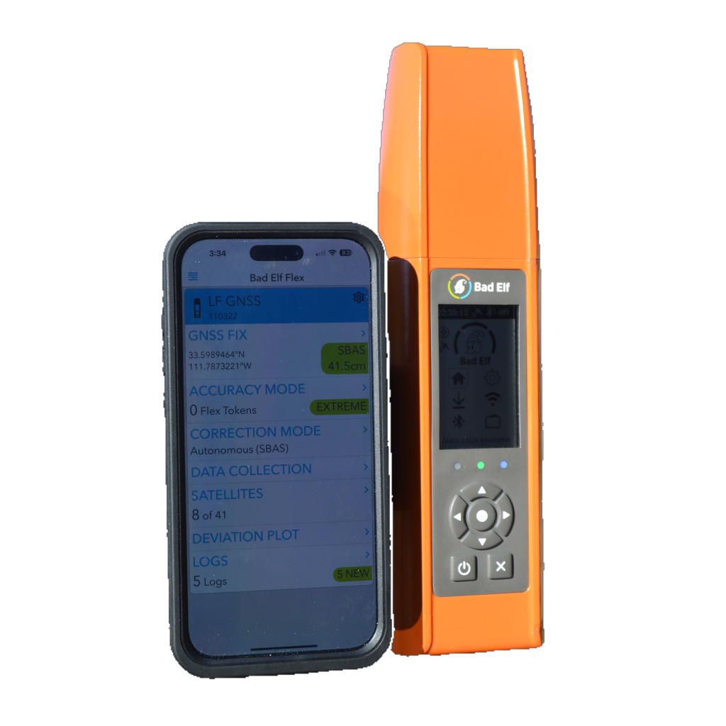 Bad Elf Flex support téléphone SP Connect 1/4" GPS