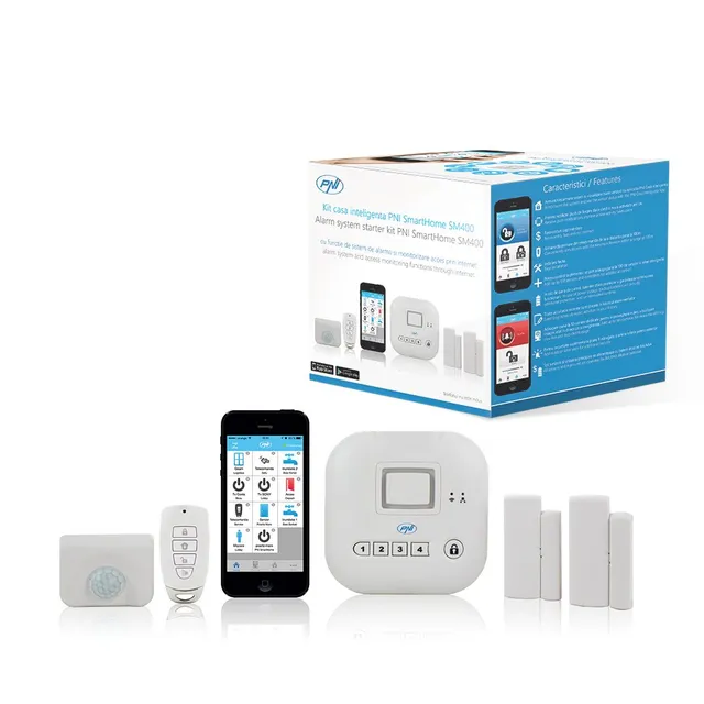 PNI Systèmes d'alarme SM400 alarme maison connectée