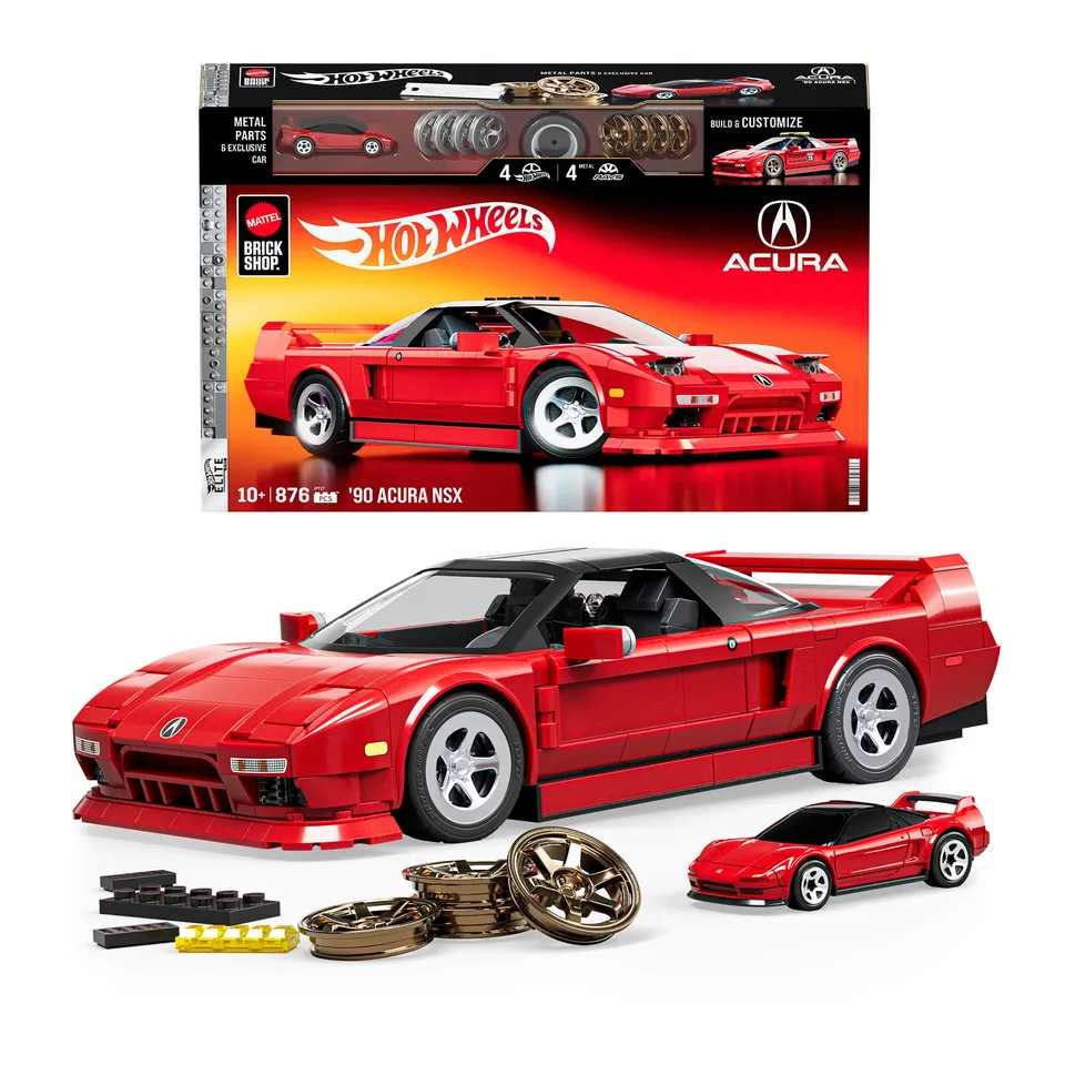 Mattel Brick Shop Hot Wheels Elite NSX 90 jeu construction