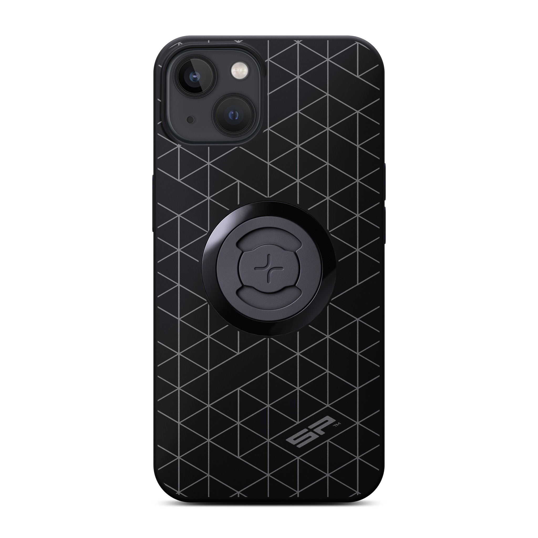SP Connect Edition Grid coque téléphone gris fixation vélo