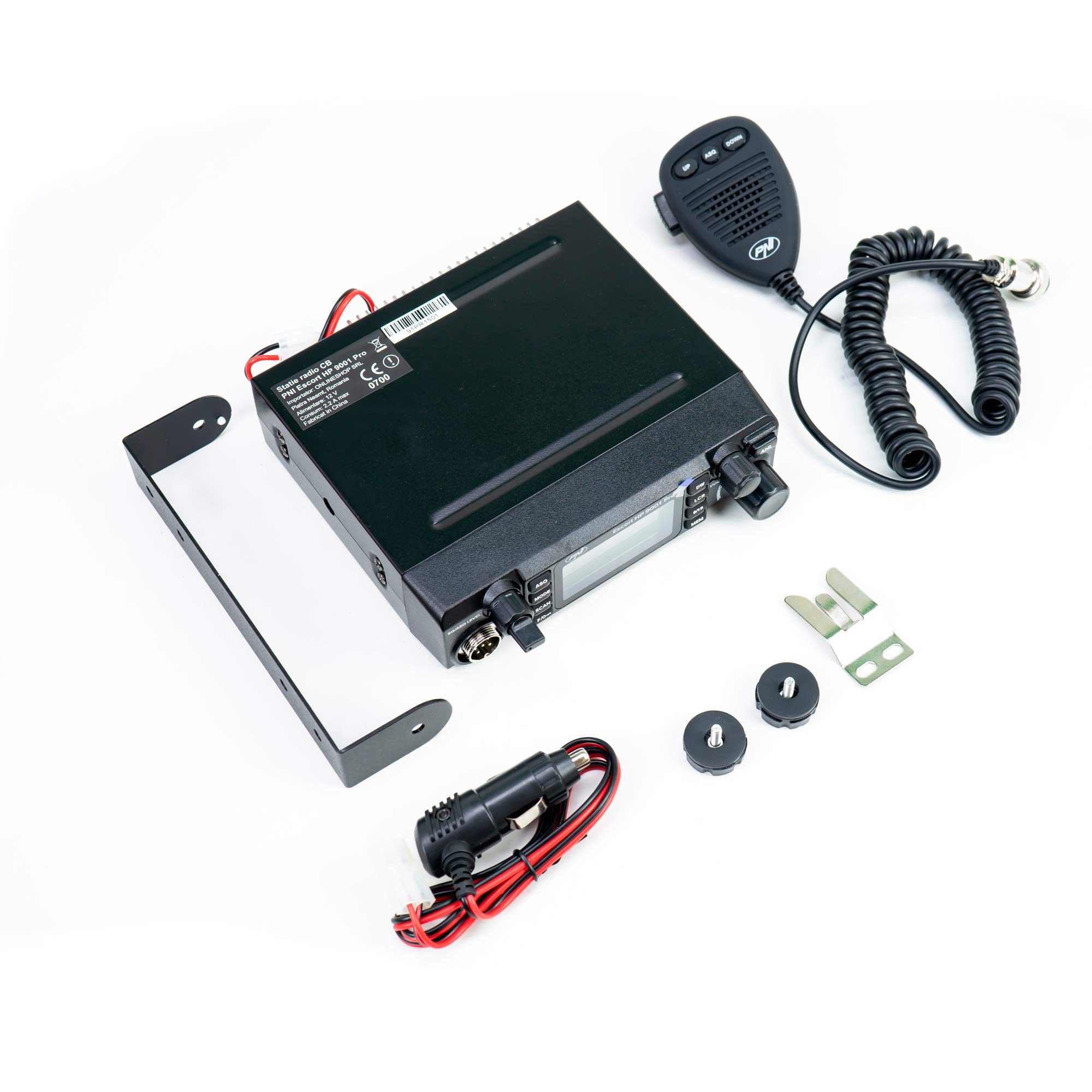 PNI Escort HP 9001 Pro radio CB AM-FM 12V/24V 4W