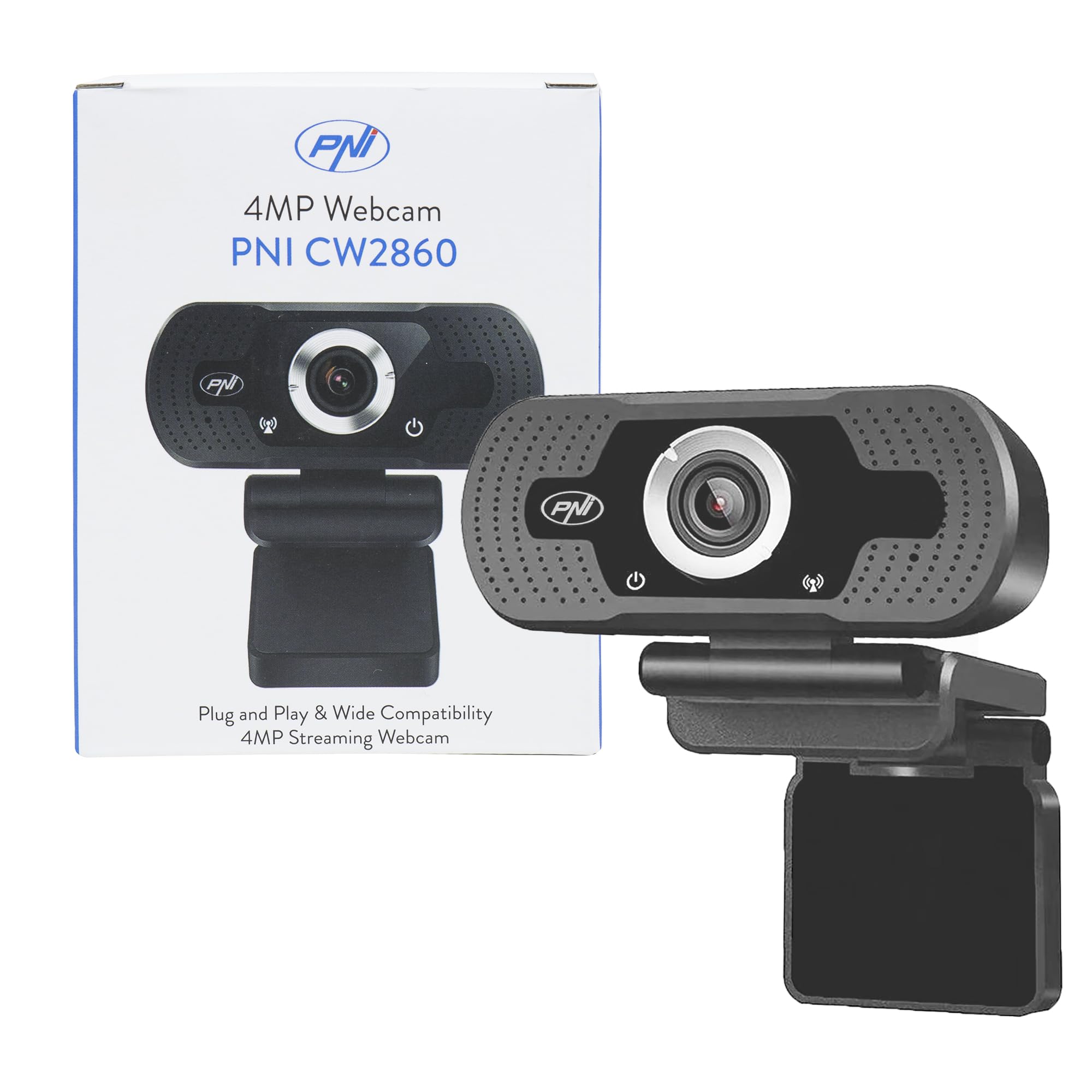 PNI CW2860 webcam Full HD 4MP USB micro