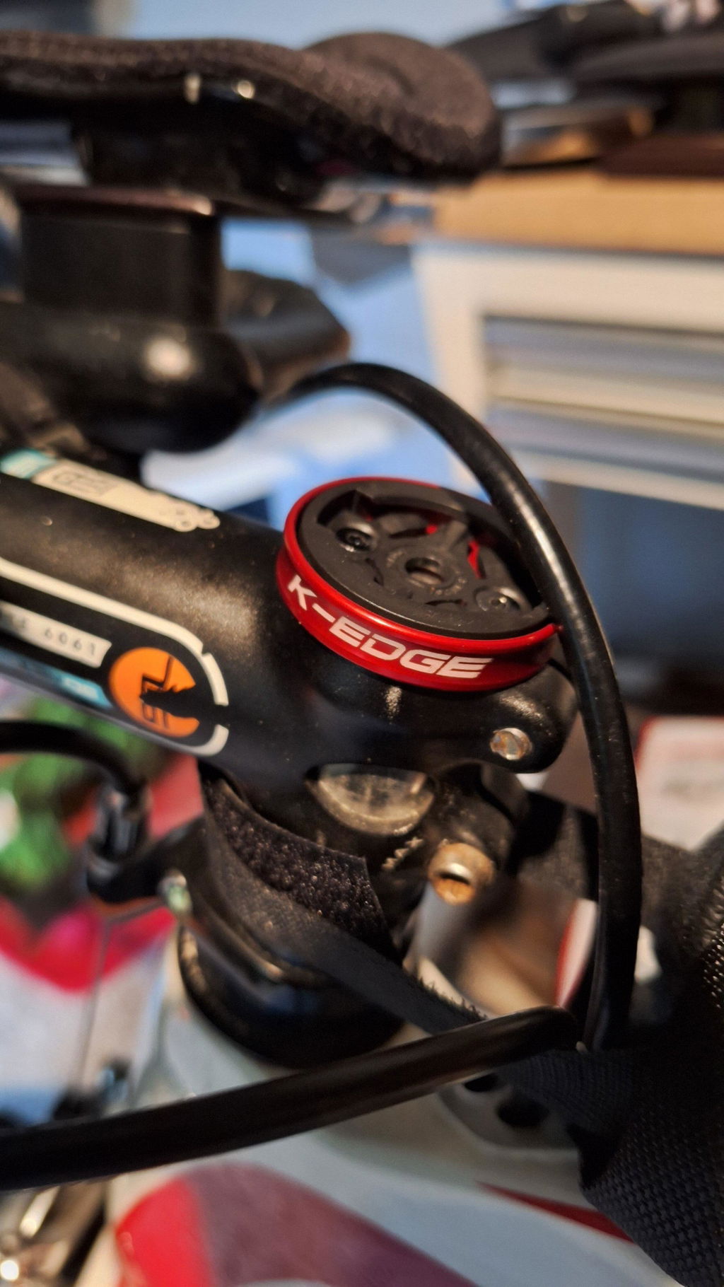 K-edge Computer Mounts Gravity support Garmin noir potence