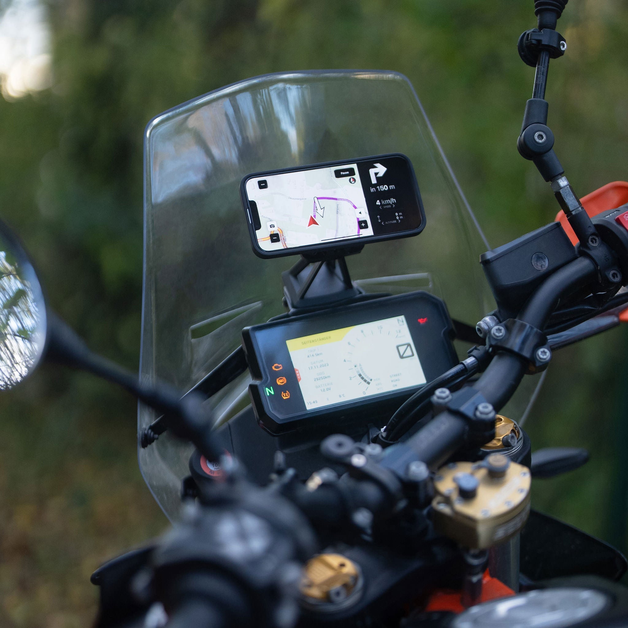 SP Connect GPS Cradle Mount support moto AMPS alu