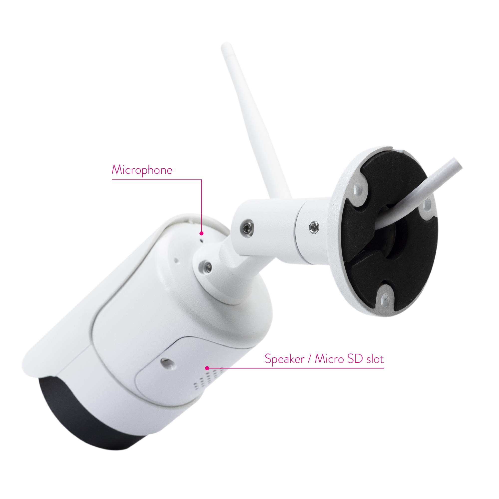PNI House IP52 caméra surveillance 1080P WiFi