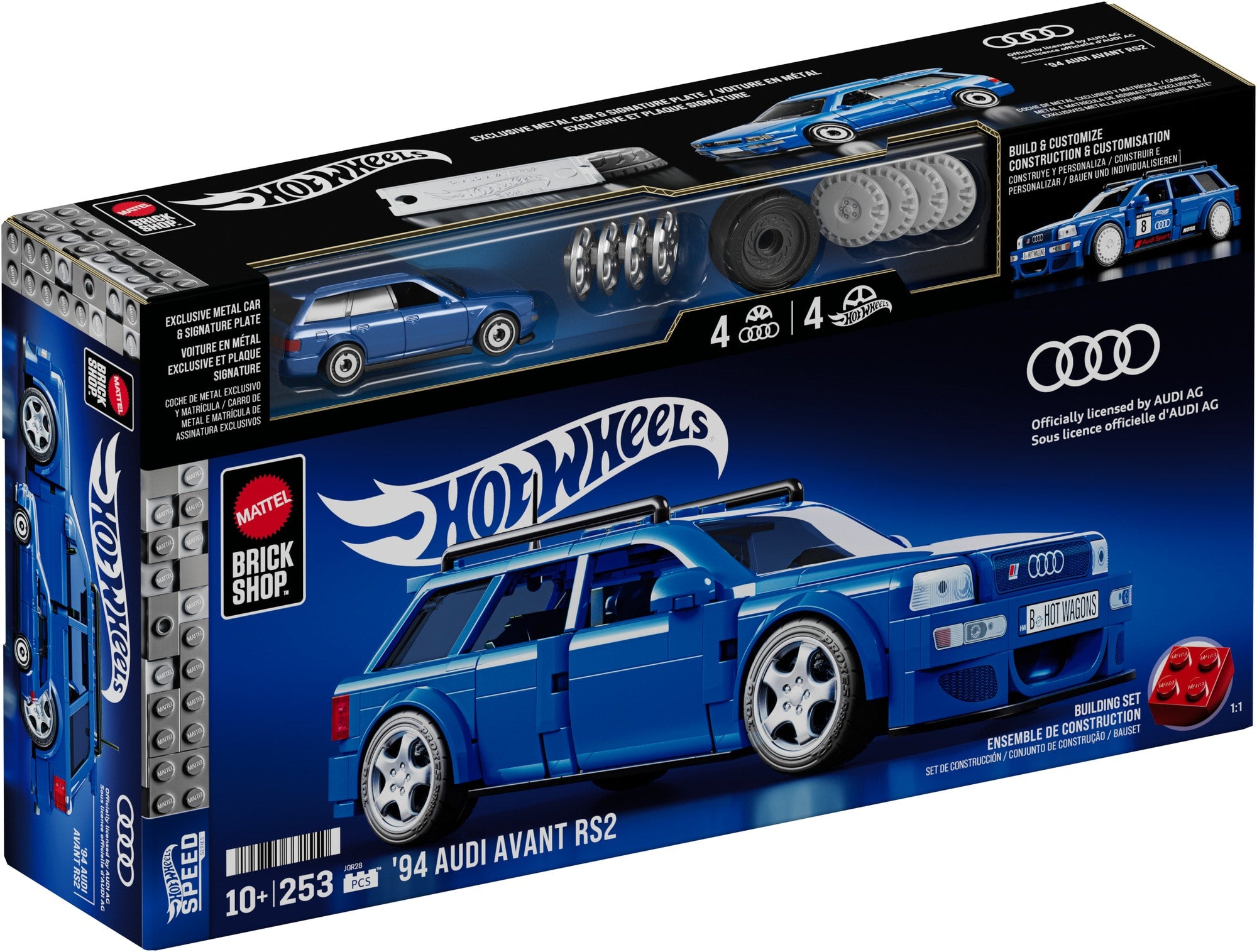 Hot Wheels Speed Series Audi RS2 jeu de construction 1:32