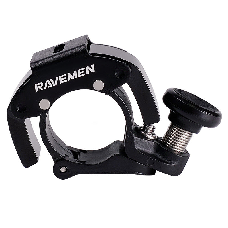 Ravemen Q4 sonnette vélo 100 dB noire guidon 22,2 mm