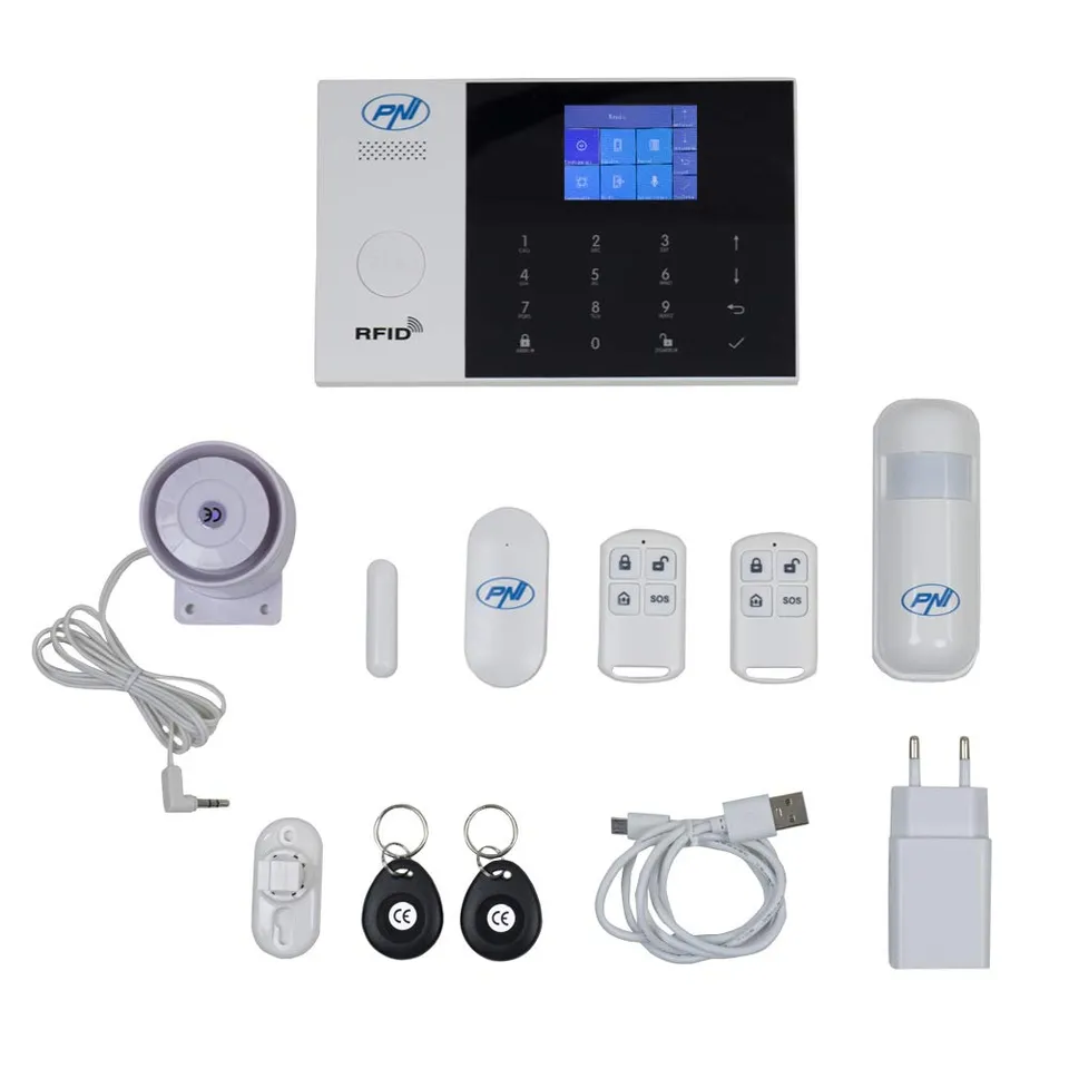 PNI SafeHouse HS550 Alarme Maison WiFi GSM 90 Zones