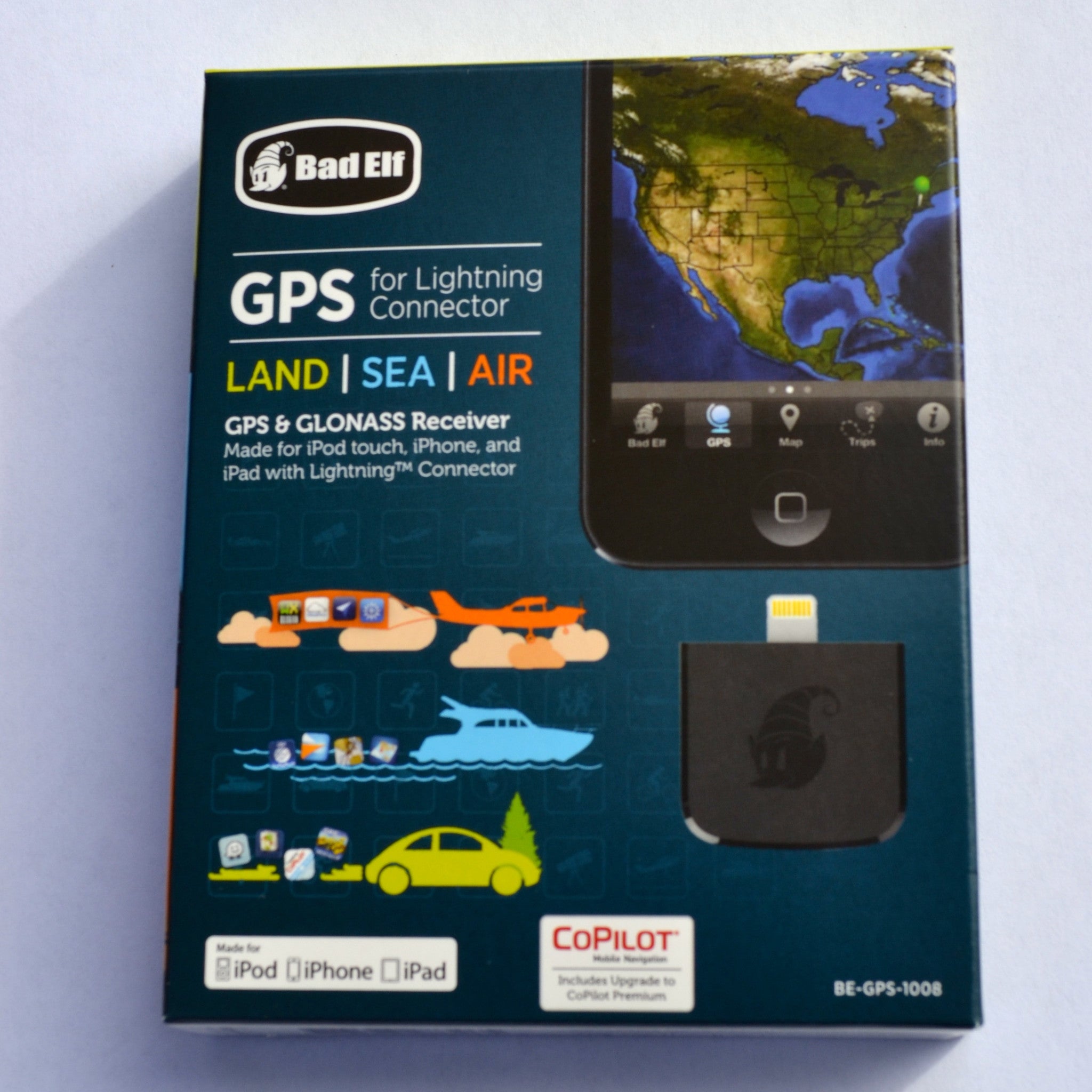 Bad Elf BE-GPS-1008 récepteur GPS Lightning