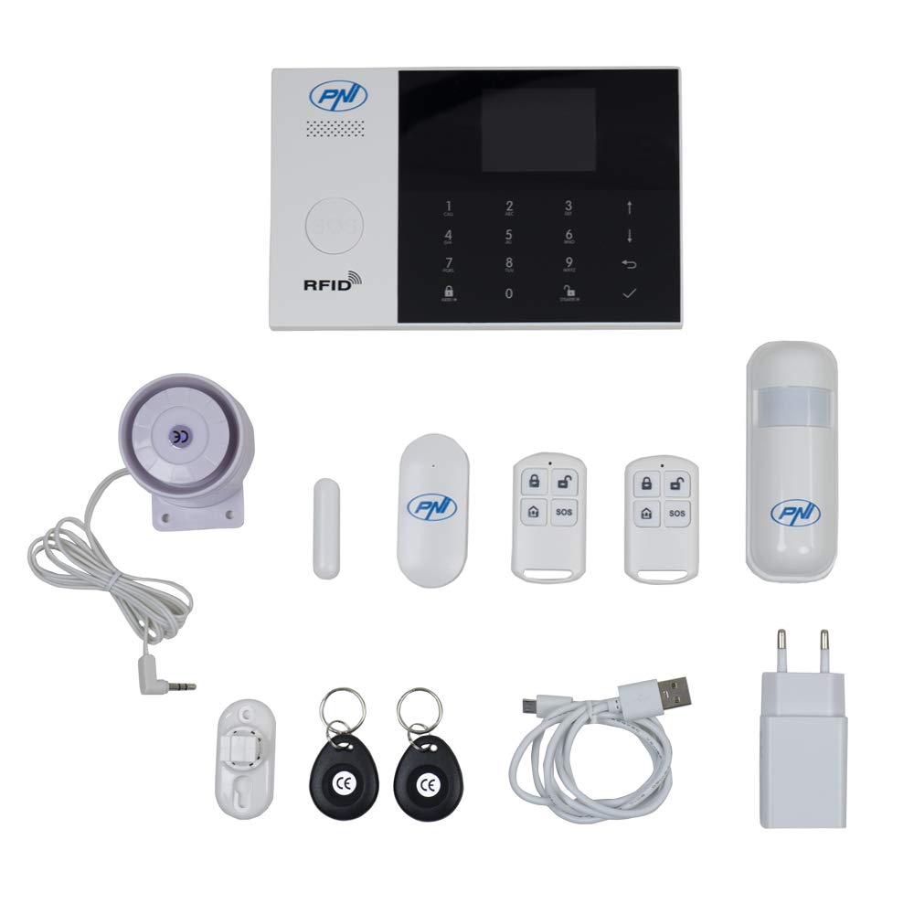 PNI SafeHouse HS550 Alarme Maison WiFi GSM 90 Zones