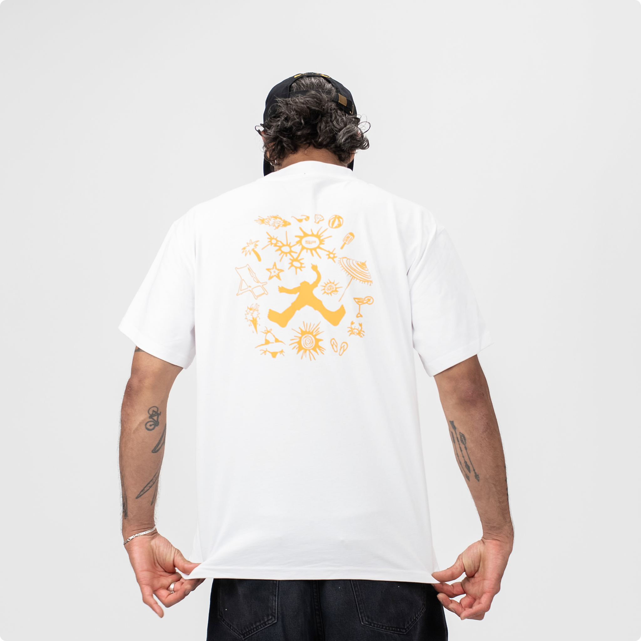 SP Connect Chase the Sun T-Shirt Icons t-shirt blanc coton