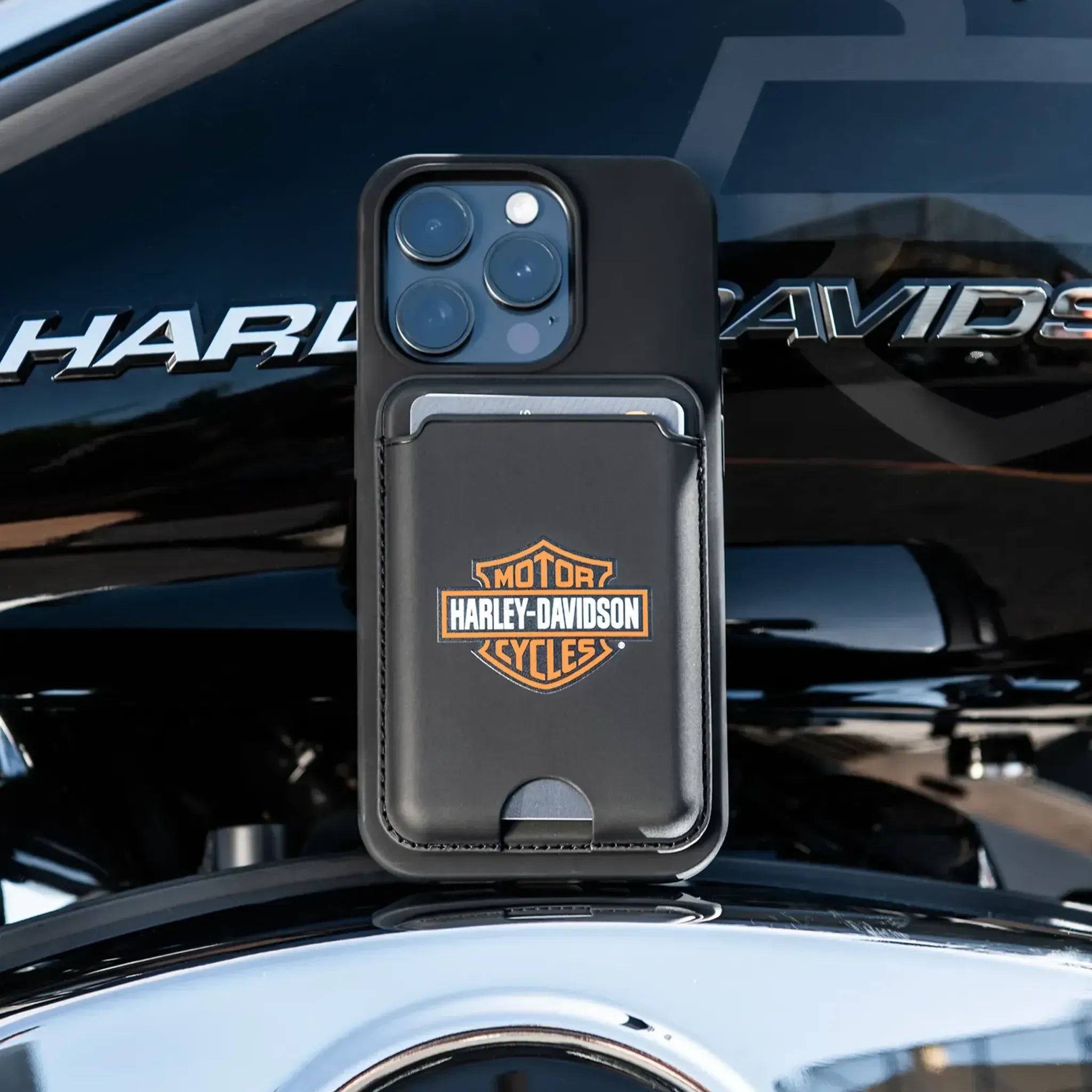 SP Connect Harley-Davidson portefeuille cartes Classic B&S