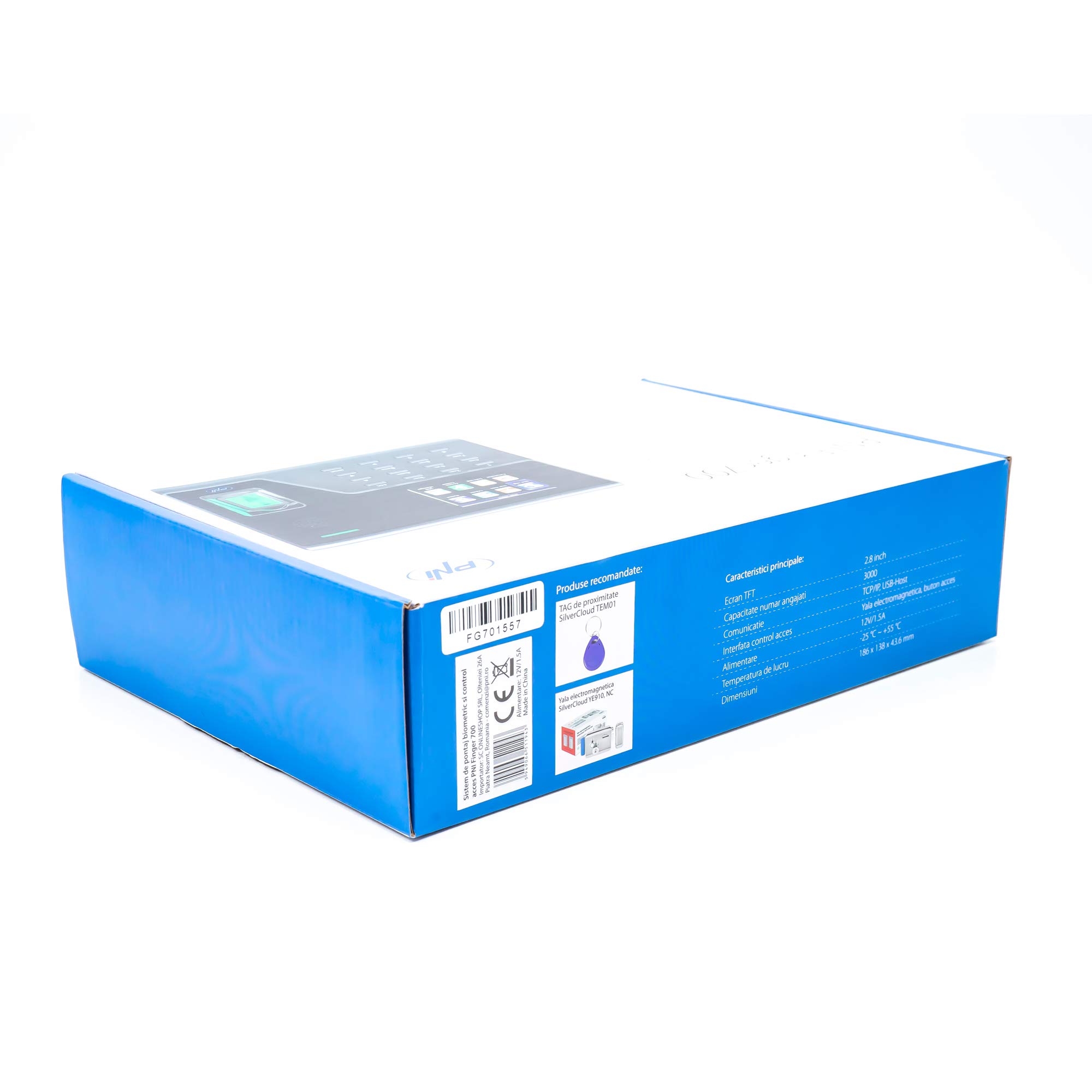 PNI Finger 700 pointeuse biométrique wifi écran 2,8"