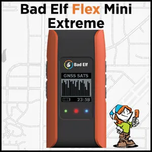 Bad Elf Flex Mini Extreme récepteur GPS RTK Bluetooth