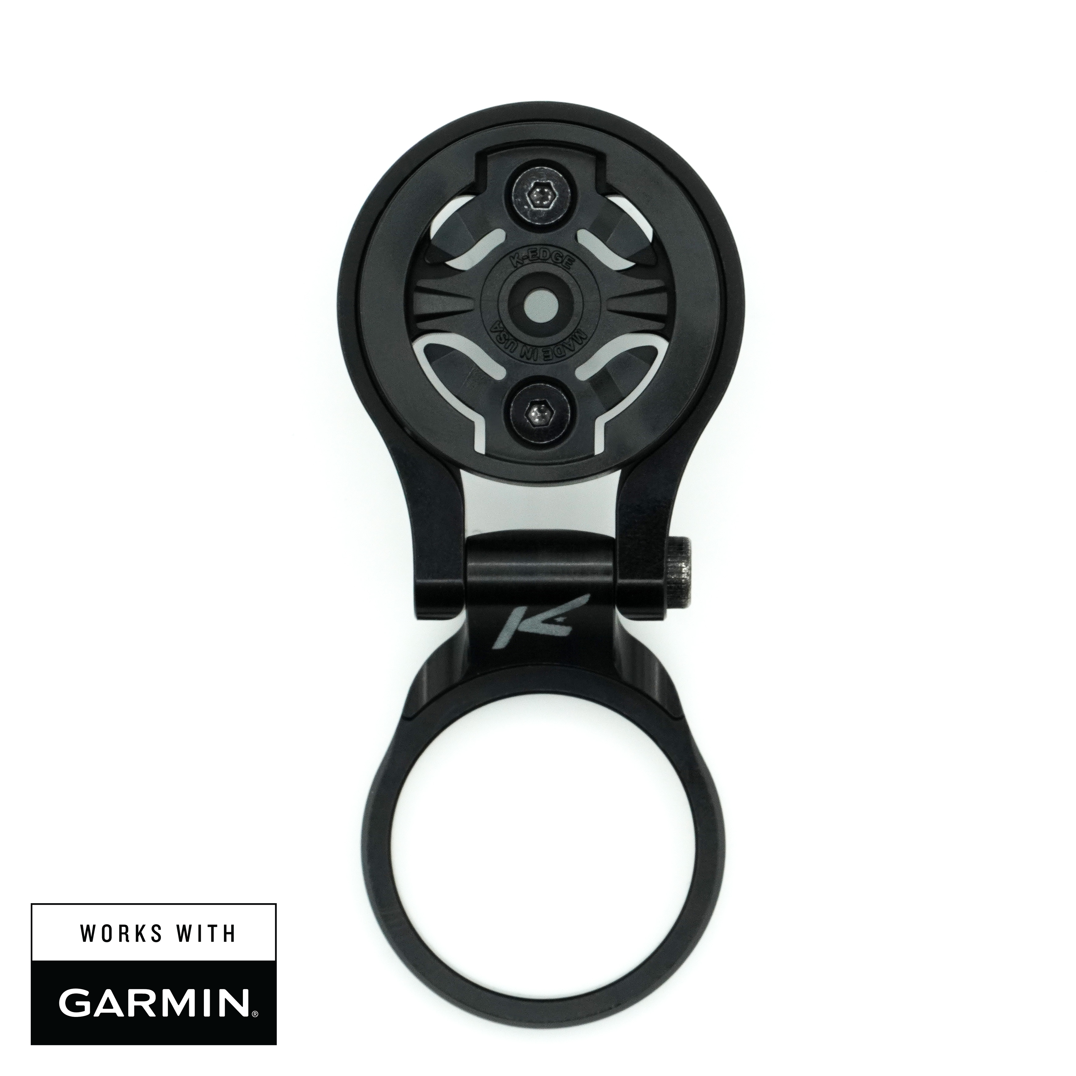 K-Edge Computer Mounts Boost Support Potence Noir Garmin