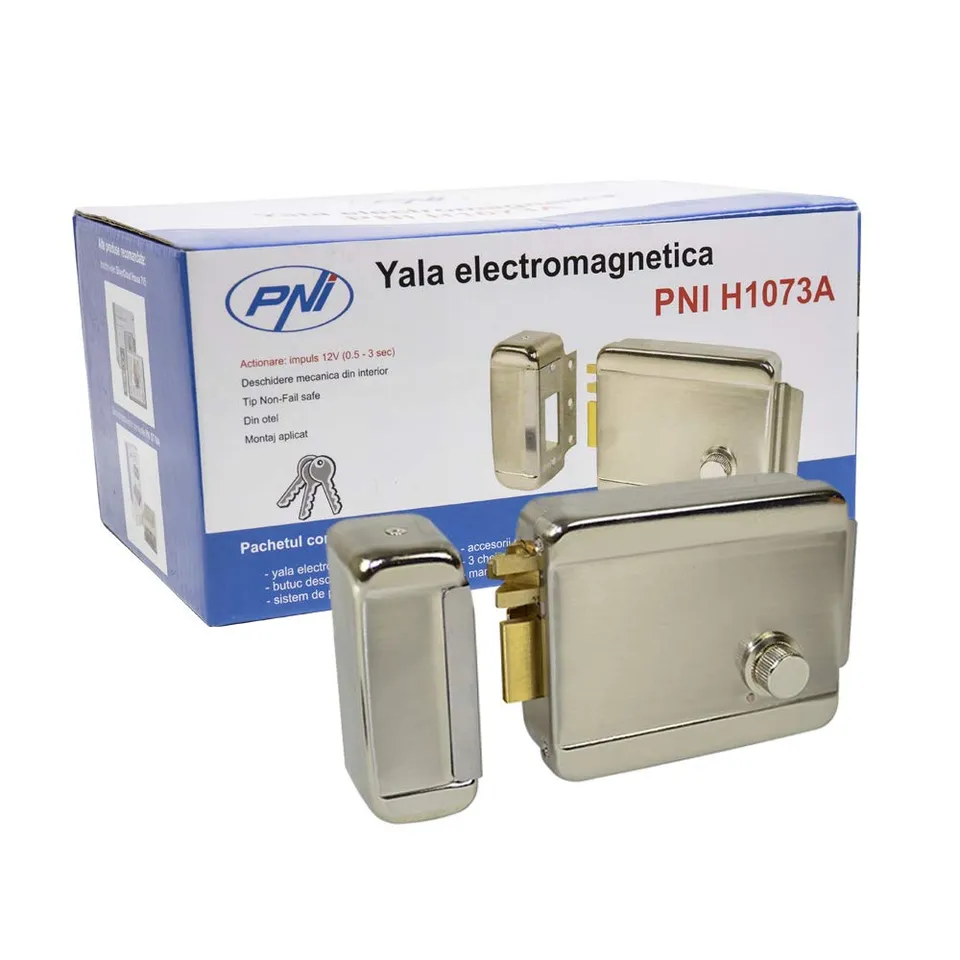 PNI Contrôle d'accès H1073A serrure électrique acier IP66