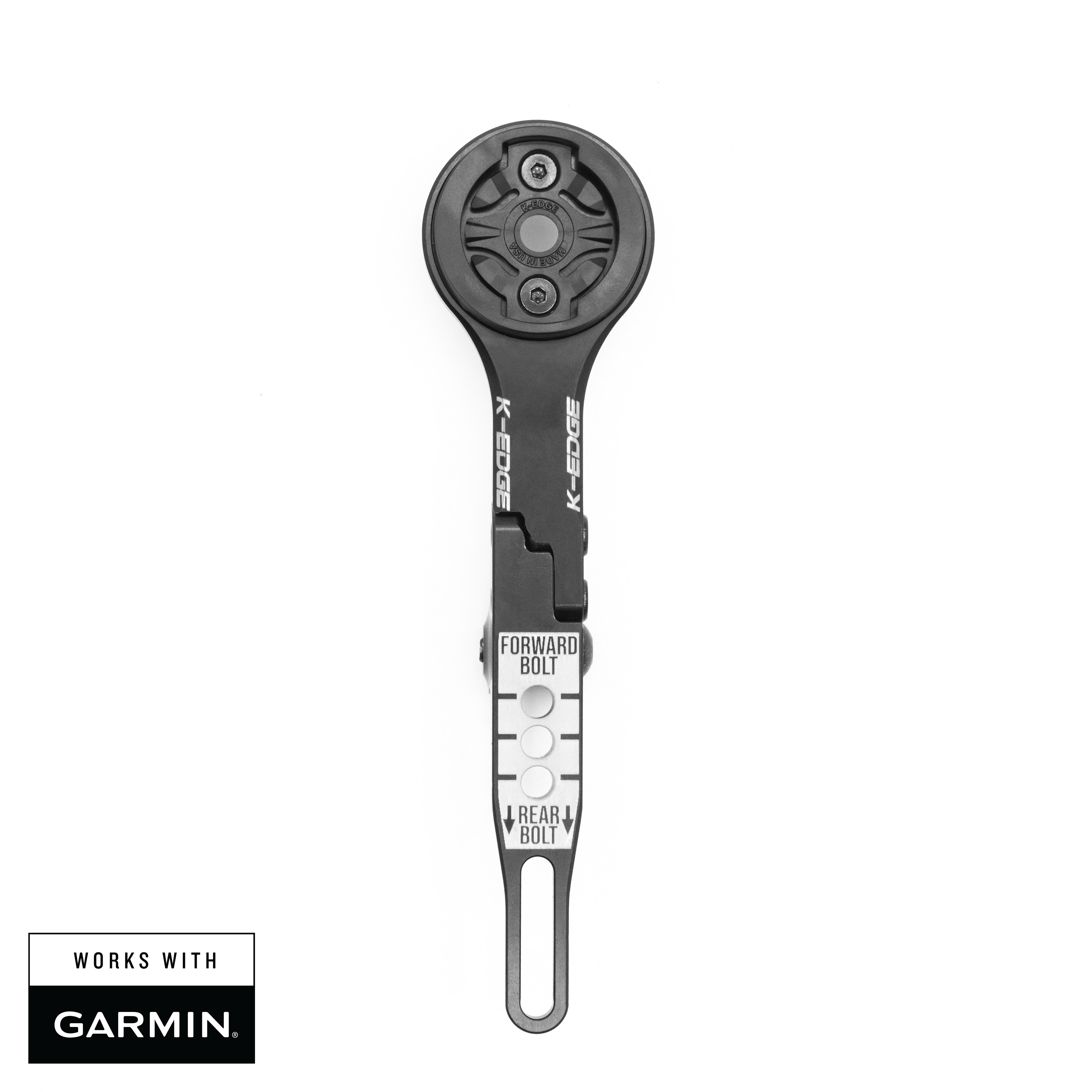 K-Edge IHS support compteur vélo combo noir Garmin Wahoo