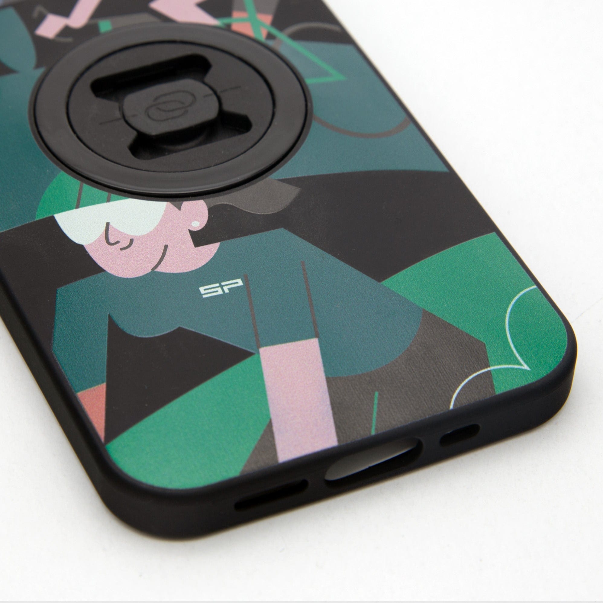 SP Connect 2Bros coque vélo Vert iPhone 16 Pro