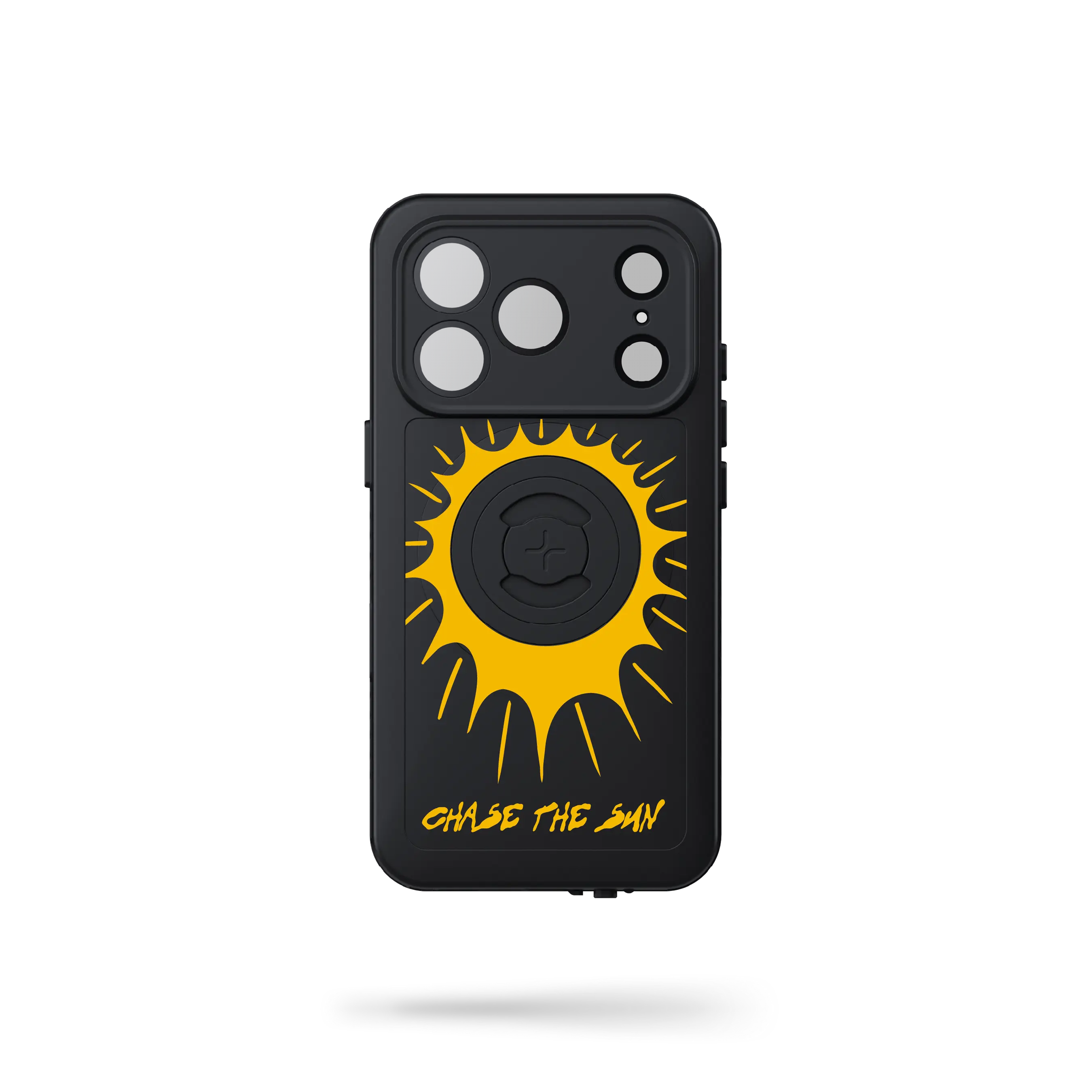 SP Connect Chase the Sun coque téléphone Sun jaune fixation vélo