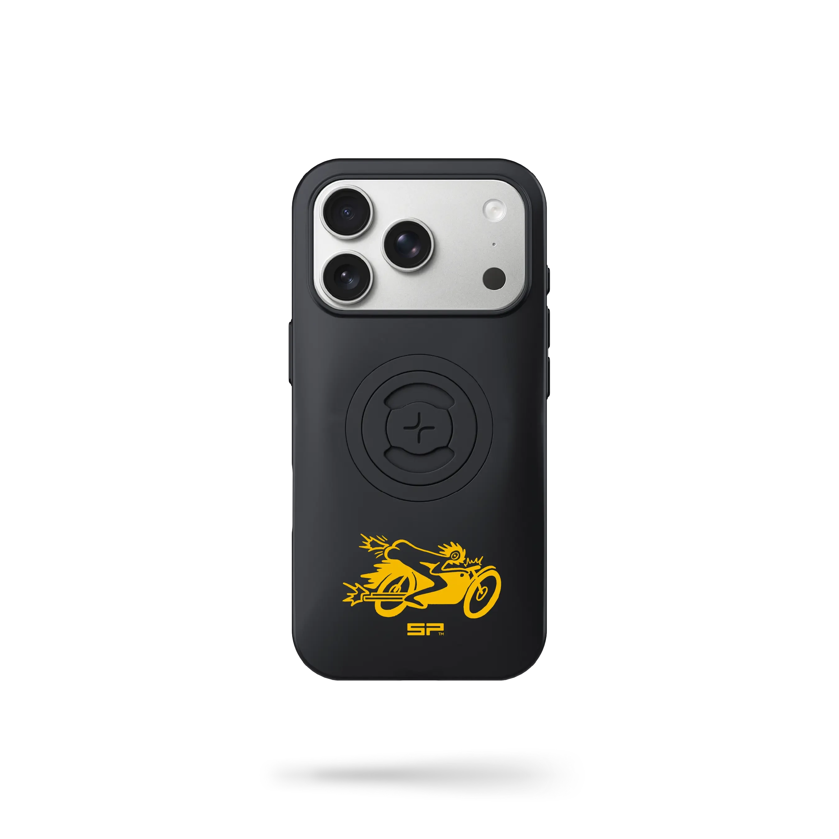SP Connect Chase the Sun Moto coque iPhone jaune moto