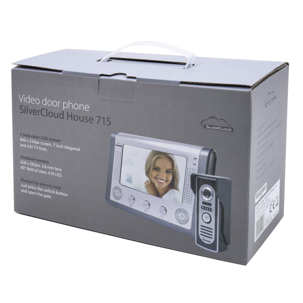 PNI Silvercloud 715 visiophone vidéo maison 17,8 cm