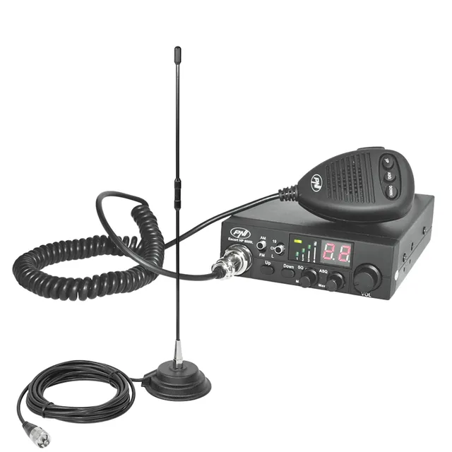 PNI Escort HP 8000L station CB + antenne Extra 40 aimant