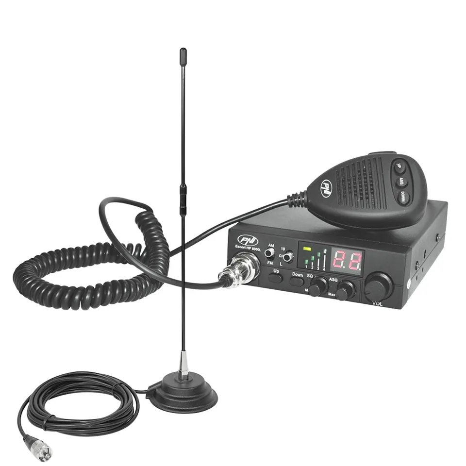 PNI Escort HP 8000L station CB + antenne Extra 40 aimant