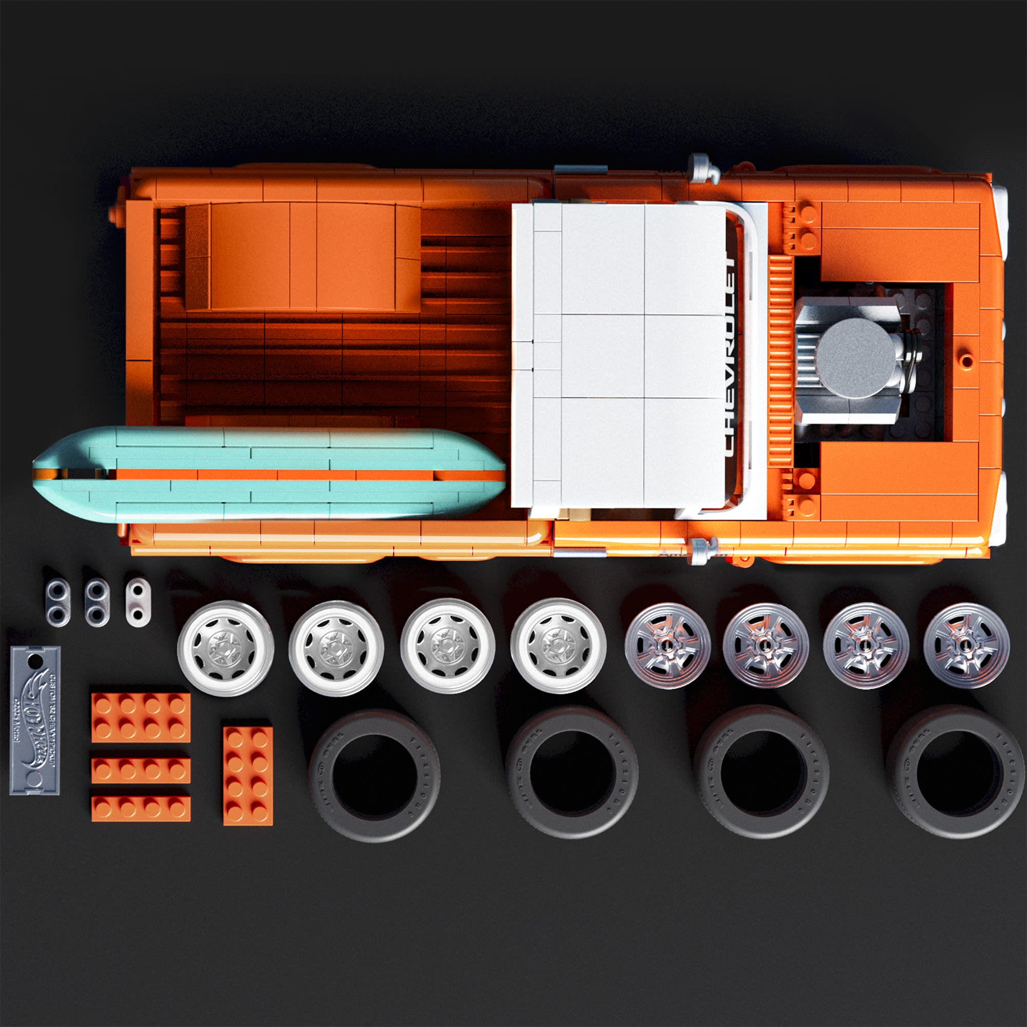 Hot Wheels Elite Series Chevy Pickup 62 jeu de construction 1:16