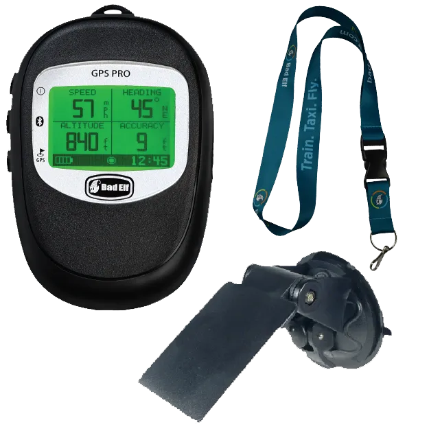 Bad Elf GPS Pro récepteur GPS Bluetooth pack EFB ventouse