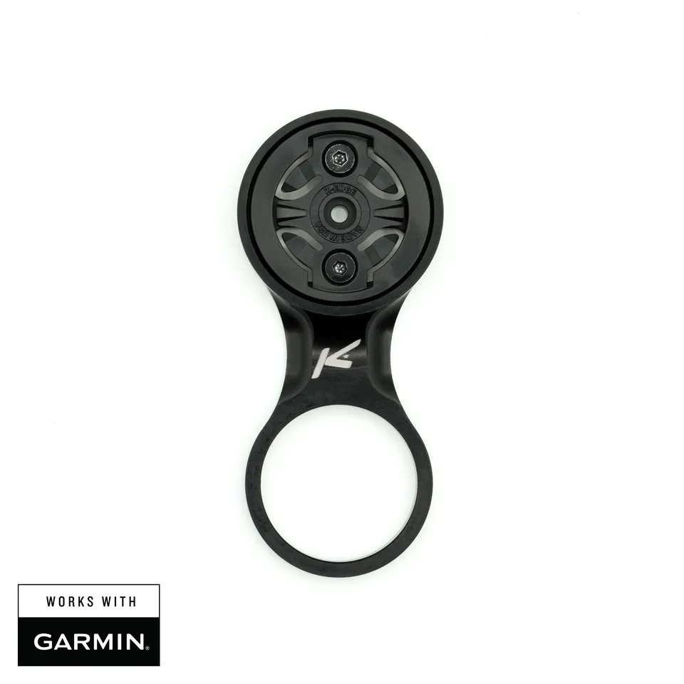 K-Edge Computer Mounts Stem Support Potence Noir Garmin