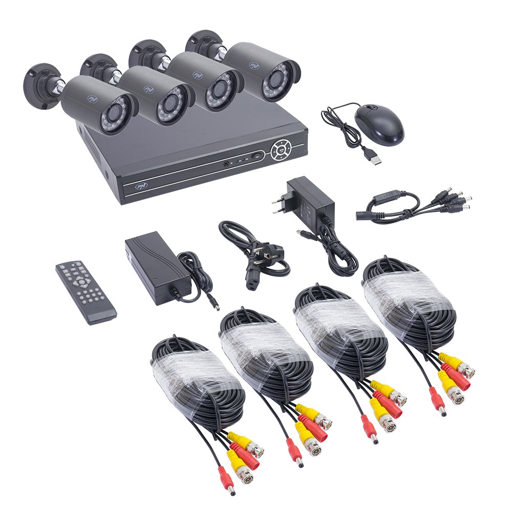 PNI AHD1250 kit vidéosurveillance Full HD 4 caméras extérieures