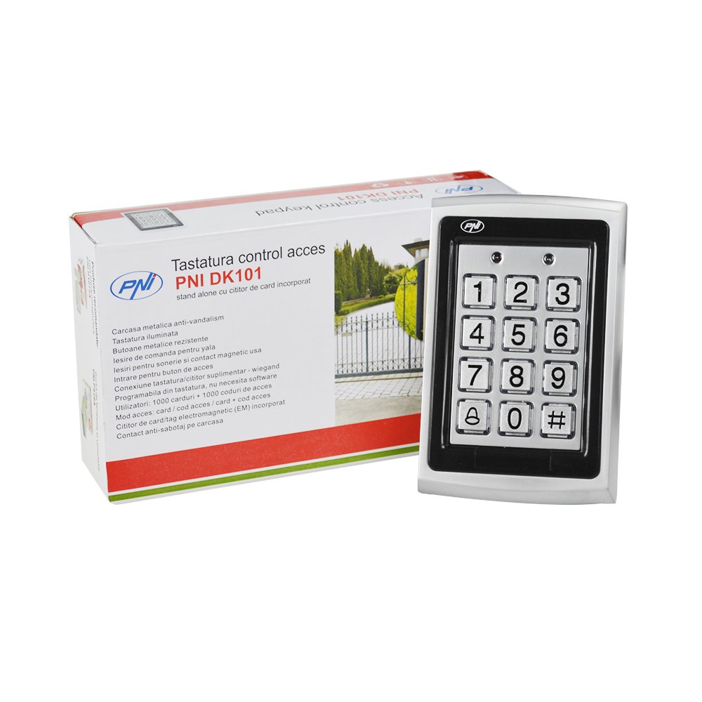 PNI DK101 clavier contrôle d'accès métal autonome rétroéclairé