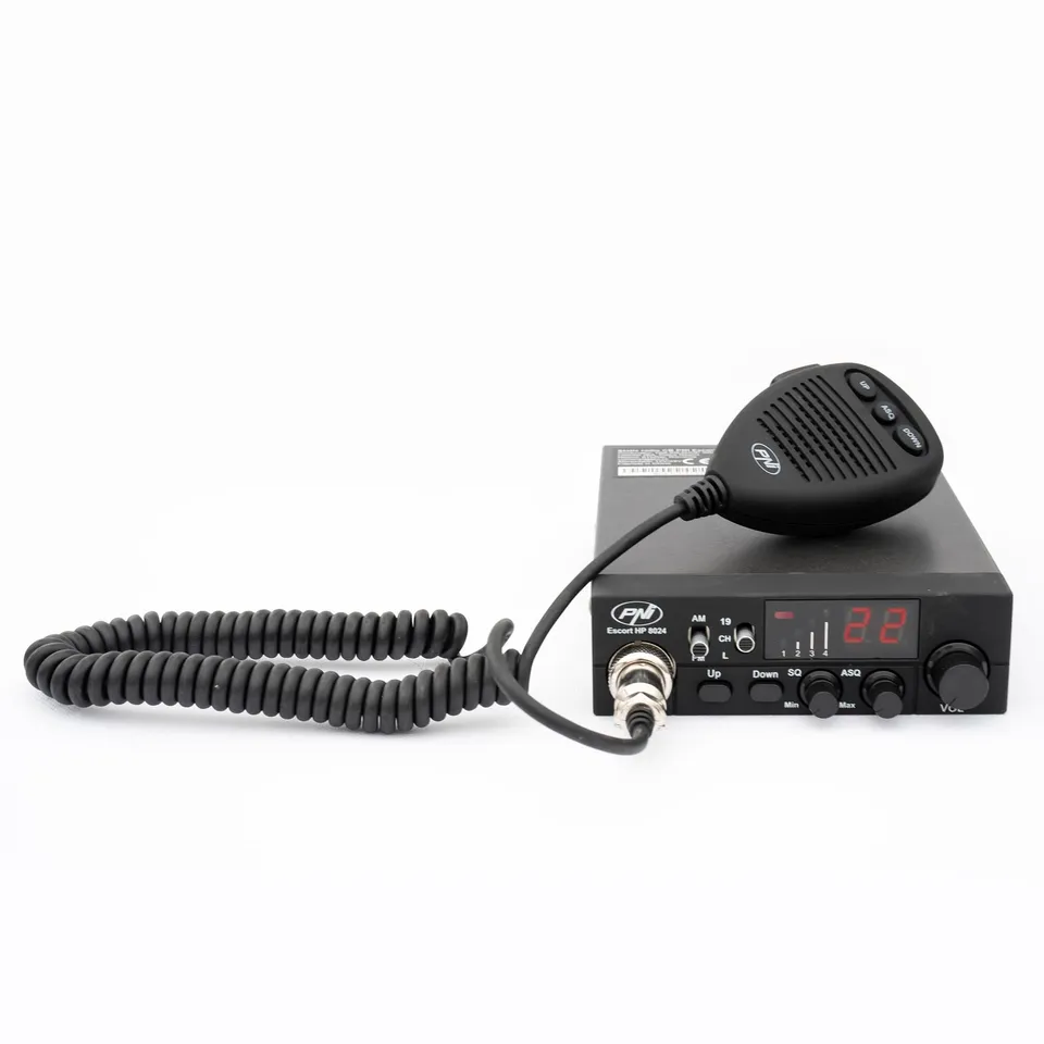 PNI Escort HP 8024 station radio CB 12V-24V AM/FM 4W