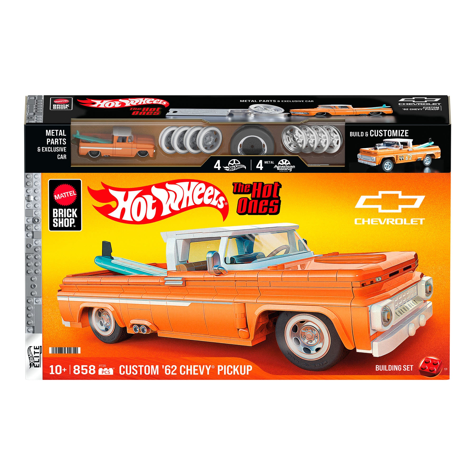 Hot Wheels Elite Series Chevy Pickup 62 jeu de construction 1:16