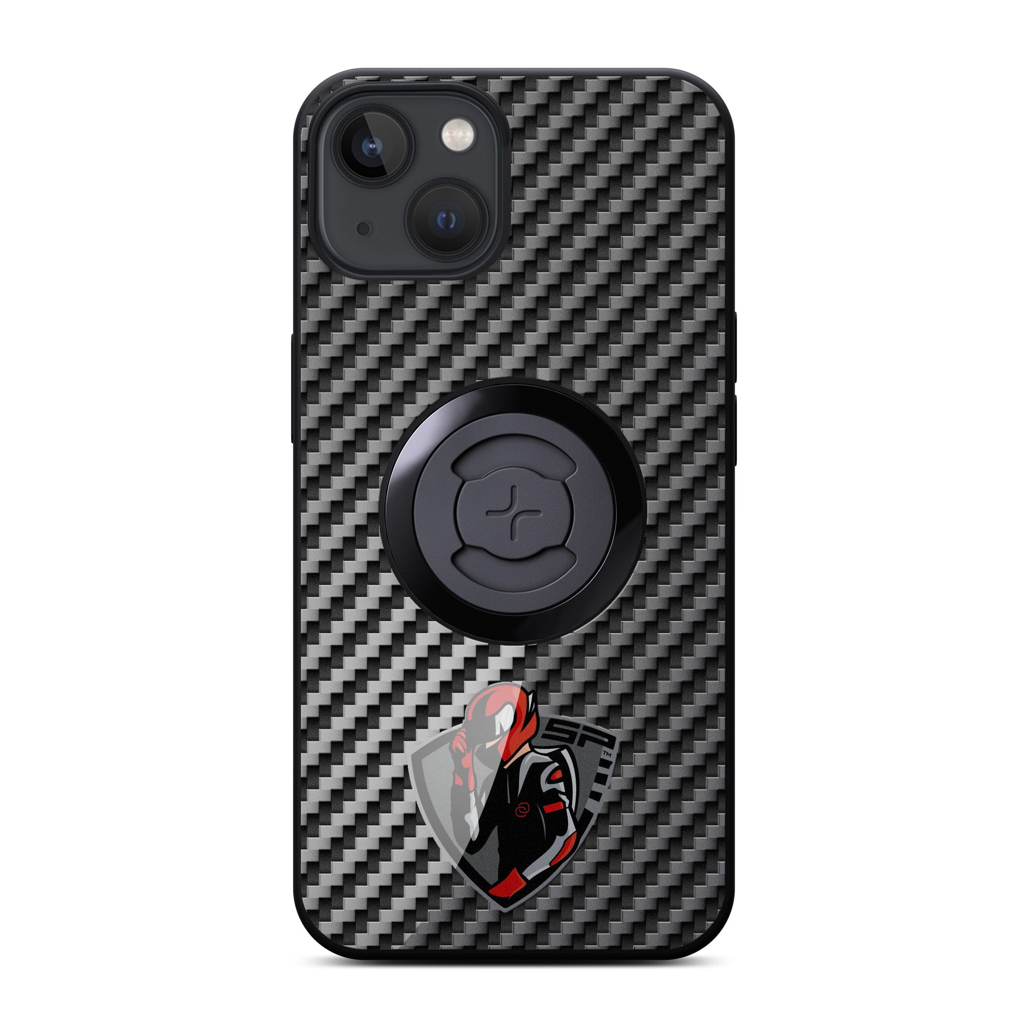 SP Connect Carbon Rider coque téléphone rouge