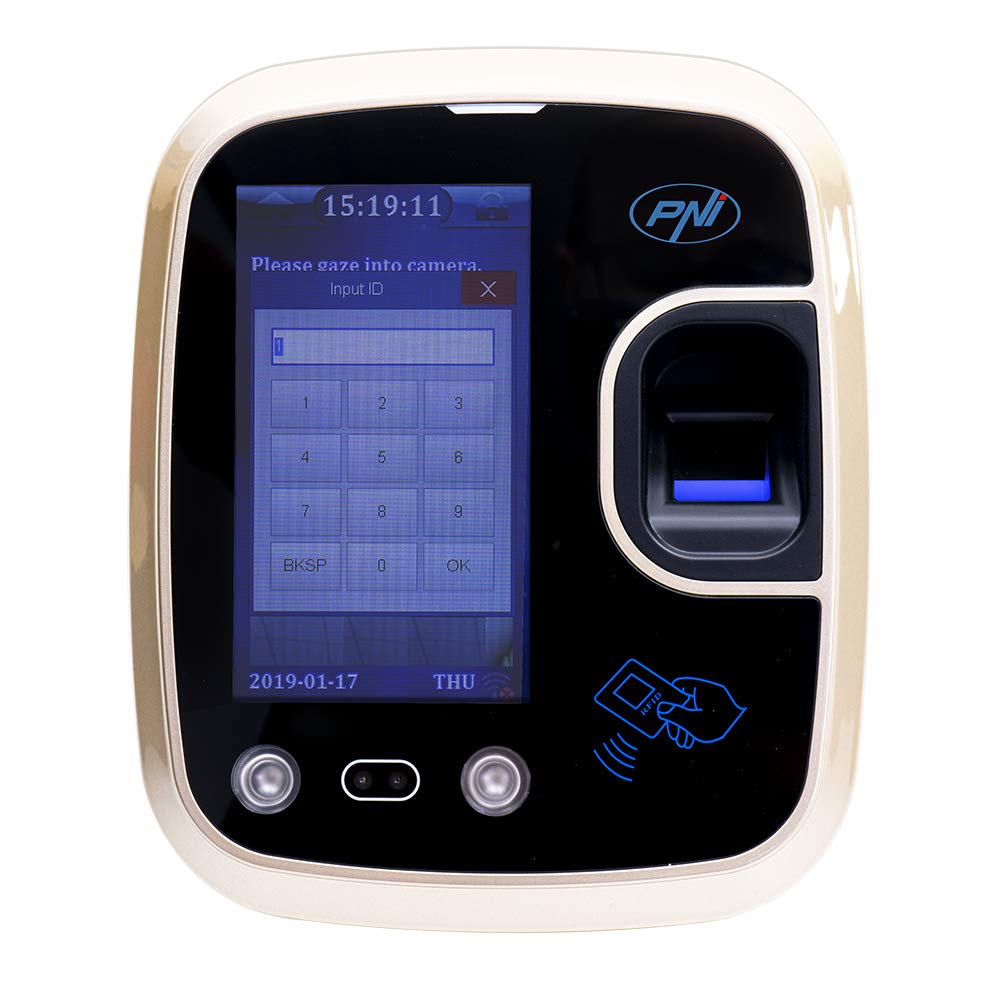 PNI FBE600 pointeuse biométrique visage empreinte carte