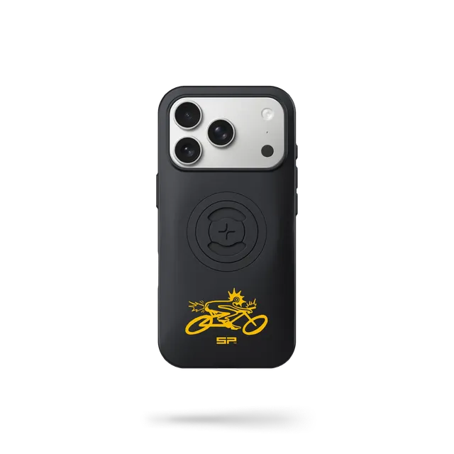 SP Connect Chase the Sun Cyclist coque iPhone 17 Pro vélo