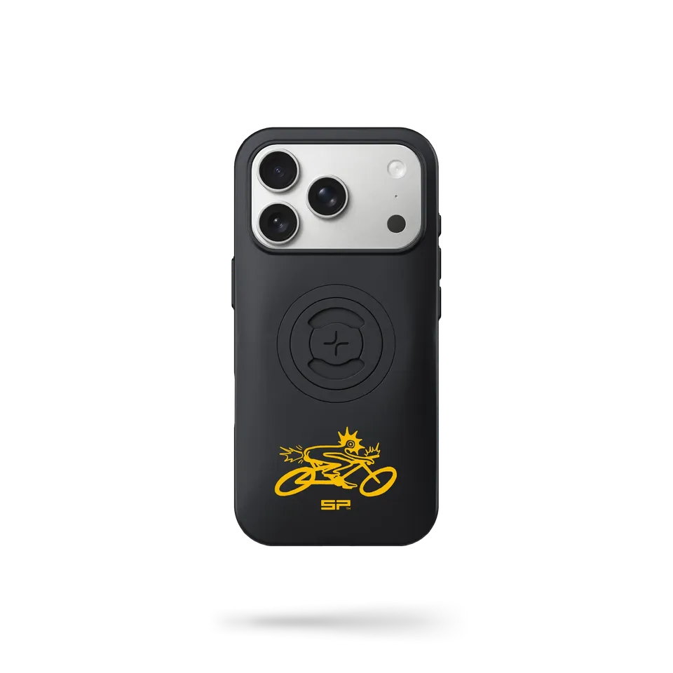 SP Connect Chase the Sun Cyclist coque iPhone 17 Pro vélo