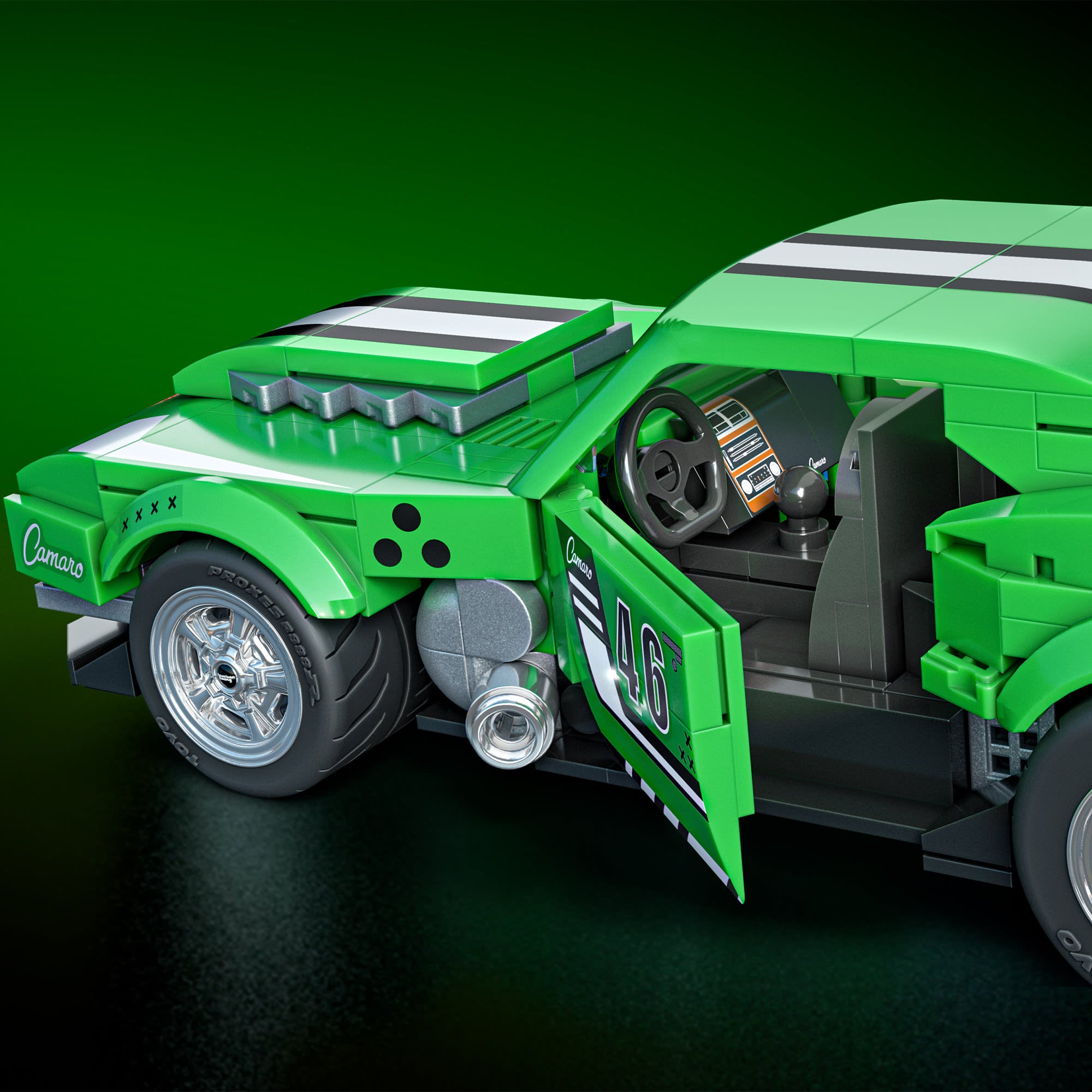 Hot Wheels Speed Series Camaro 68 jeu de construction 1:32