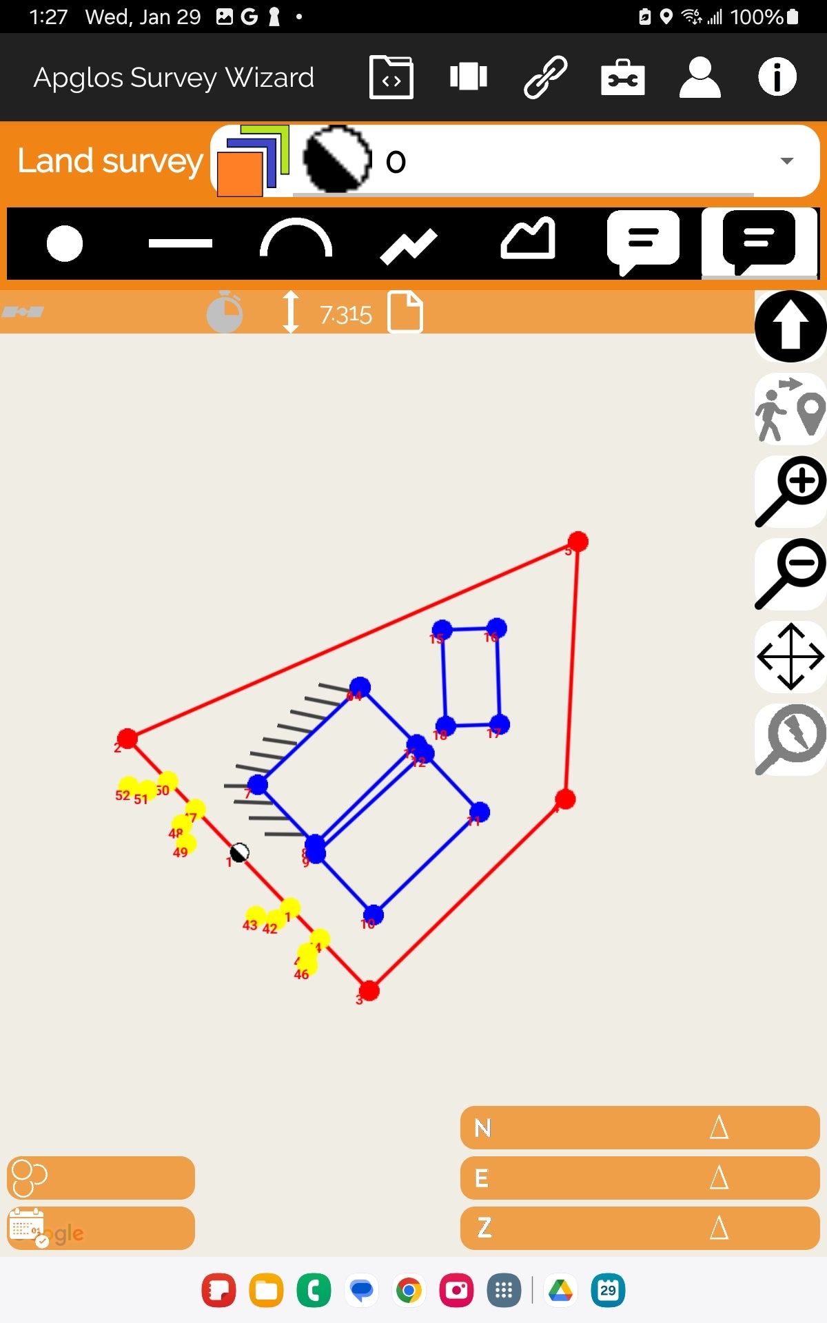 Apglos Survey Wizard appli topographie 1 an Android iOS