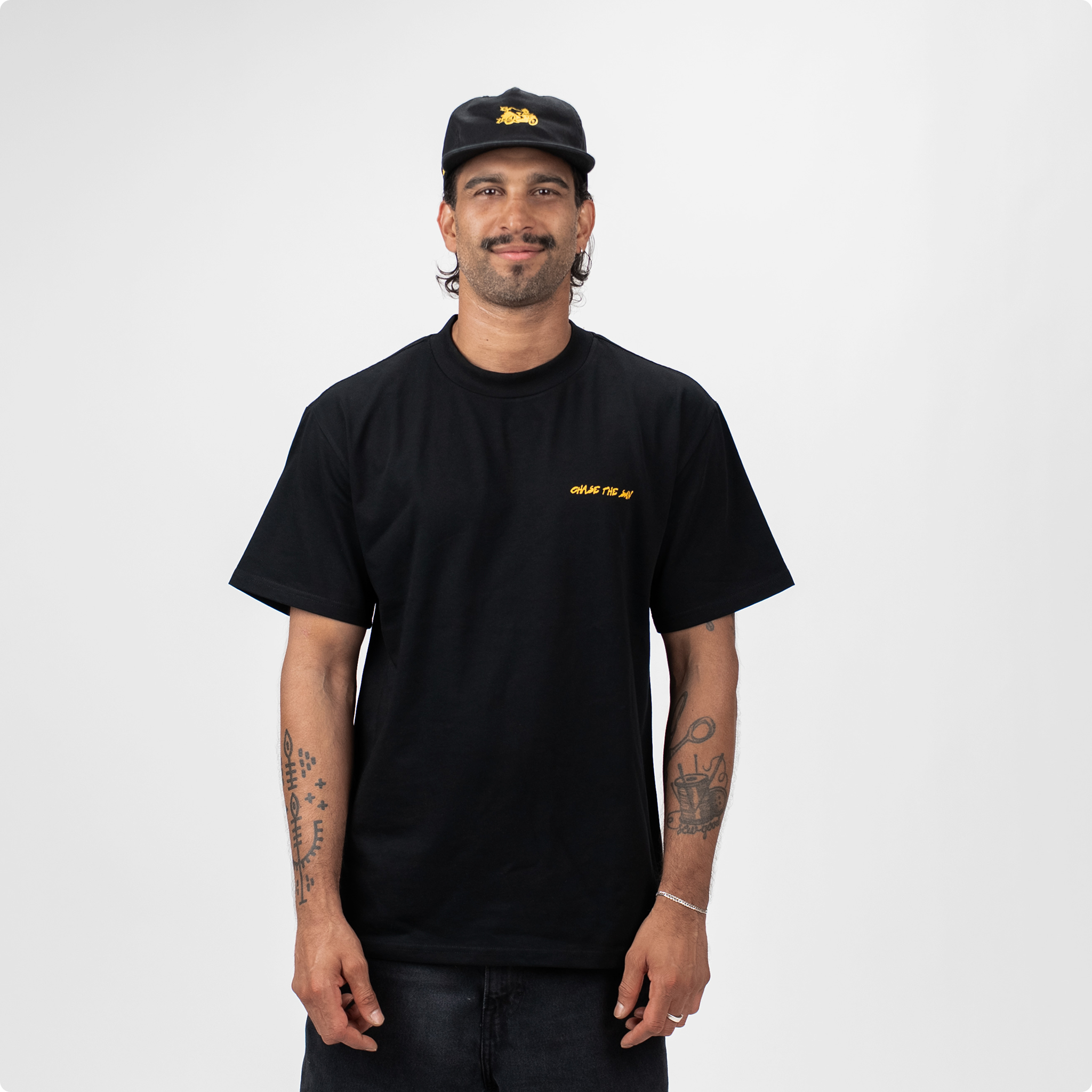SP Connect Chase the Sun T-Shirt Moto noir coton taille L