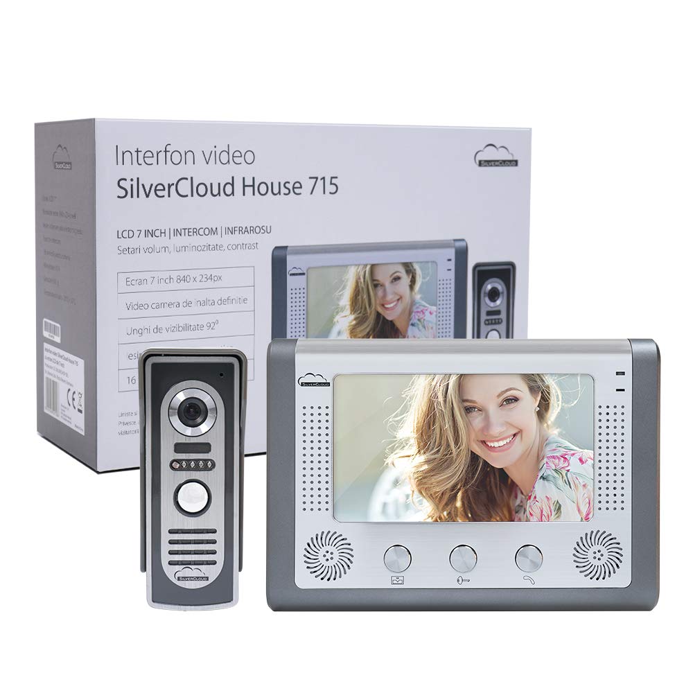 PNI Silvercloud 715 visiophone vidéo maison 17,8 cm