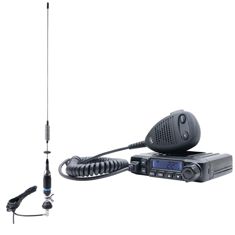 PNI Escort HP 6500 radio CB + antenne ML70 70 cm