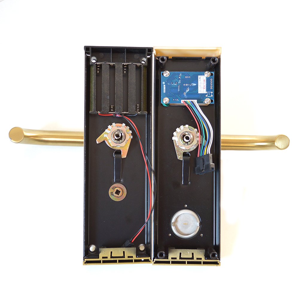 PNI CH2000L Gold serrure hôtel carte main gauche